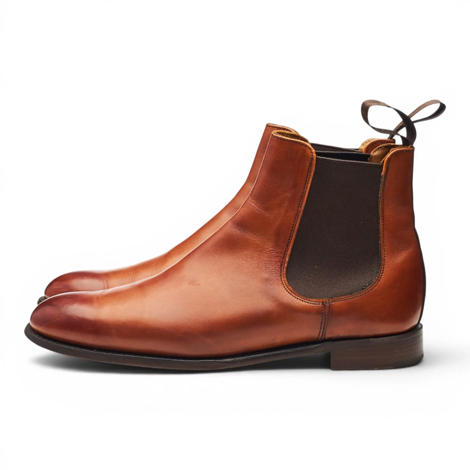 Women's 'Clara' Tan Brown Leather Chelsea Boots UK 6.5 D - Image 3