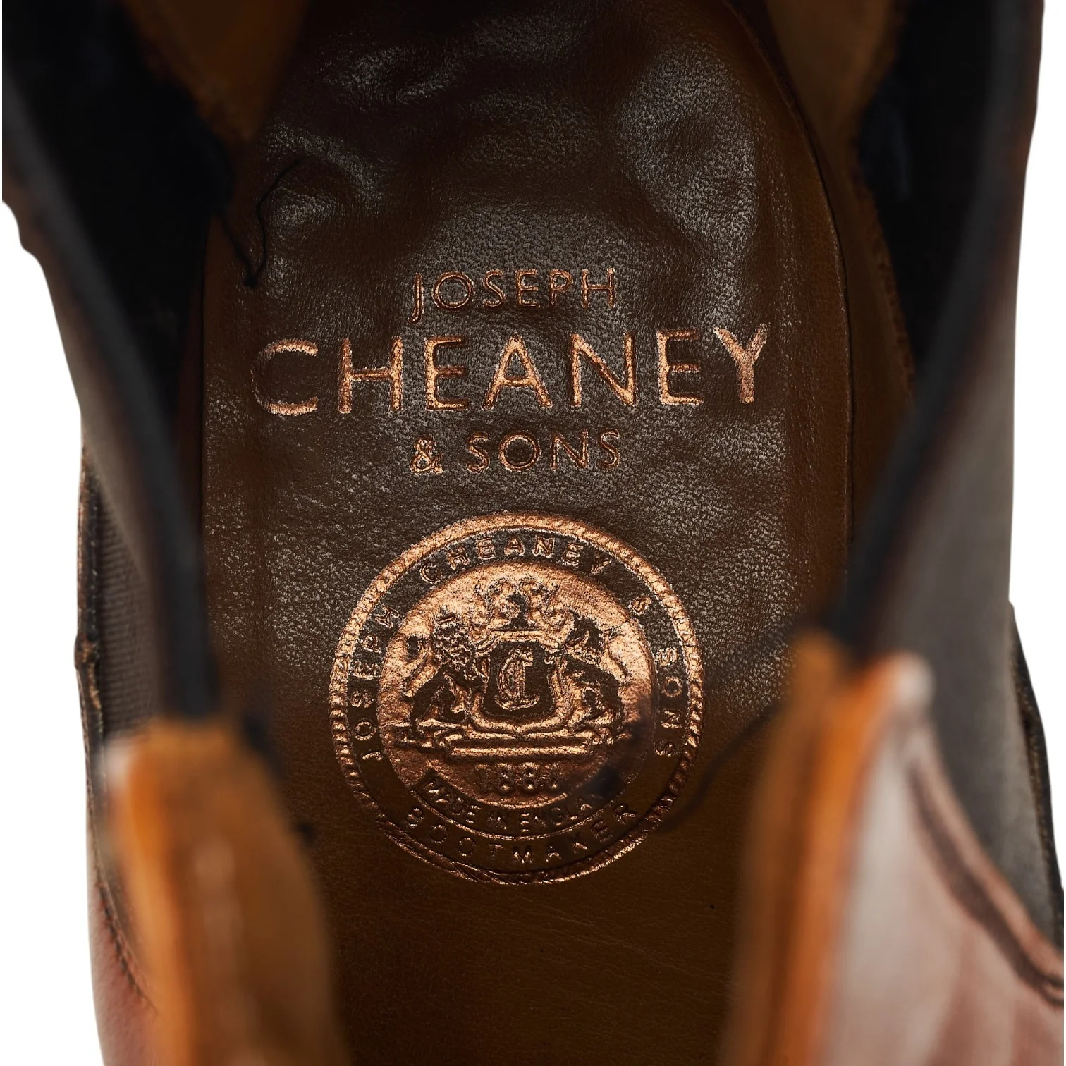Women's 'Clara' Tan Brown Leather Chelsea Boots UK 6.5 D - Image 6