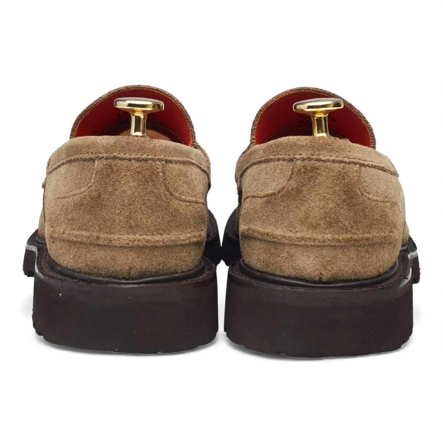 Women's 'Eva' Stone Suede Loafers UK 3.5 - Image 4