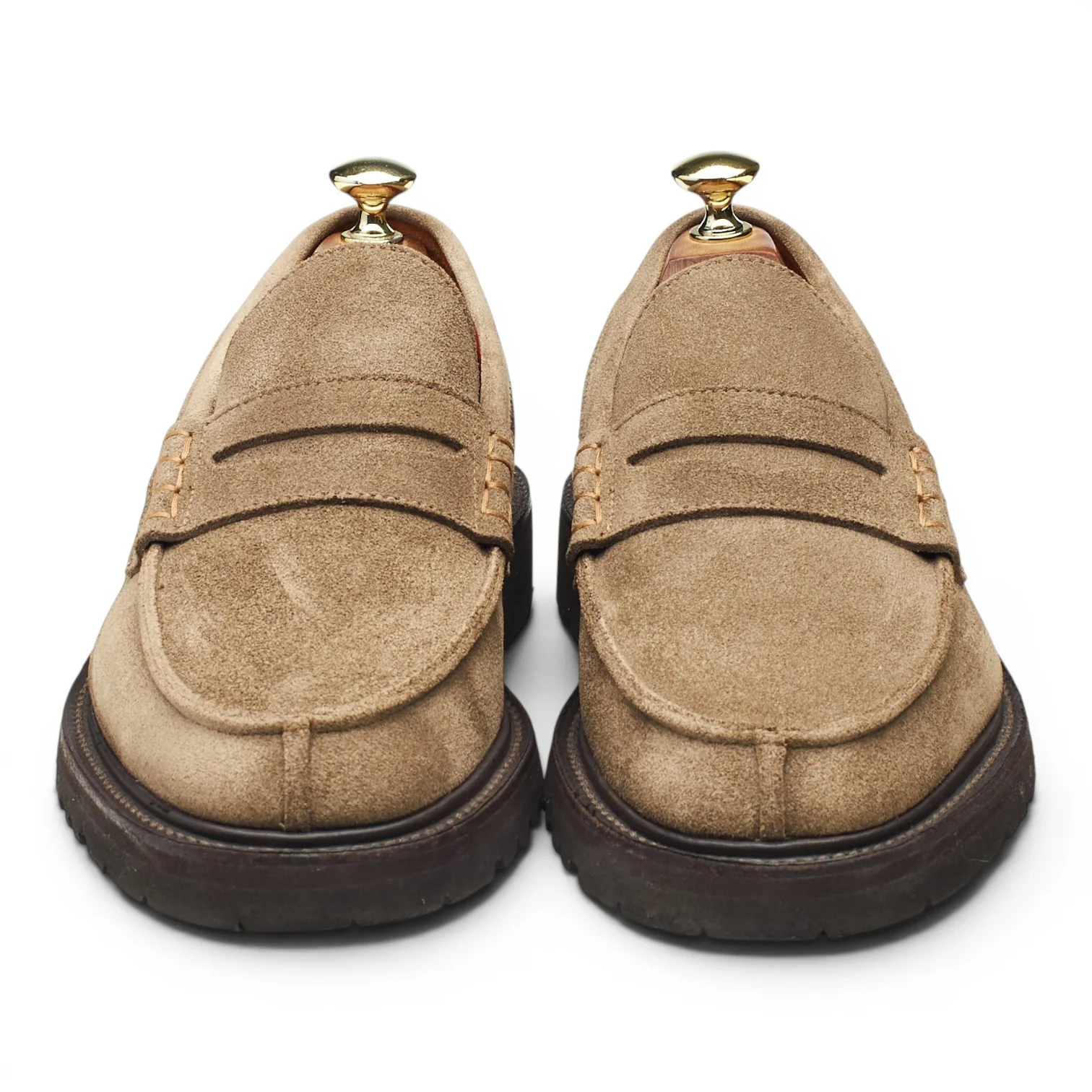 Women's 'Eva' Stone Suede Loafers UK 7.5 - Image 2