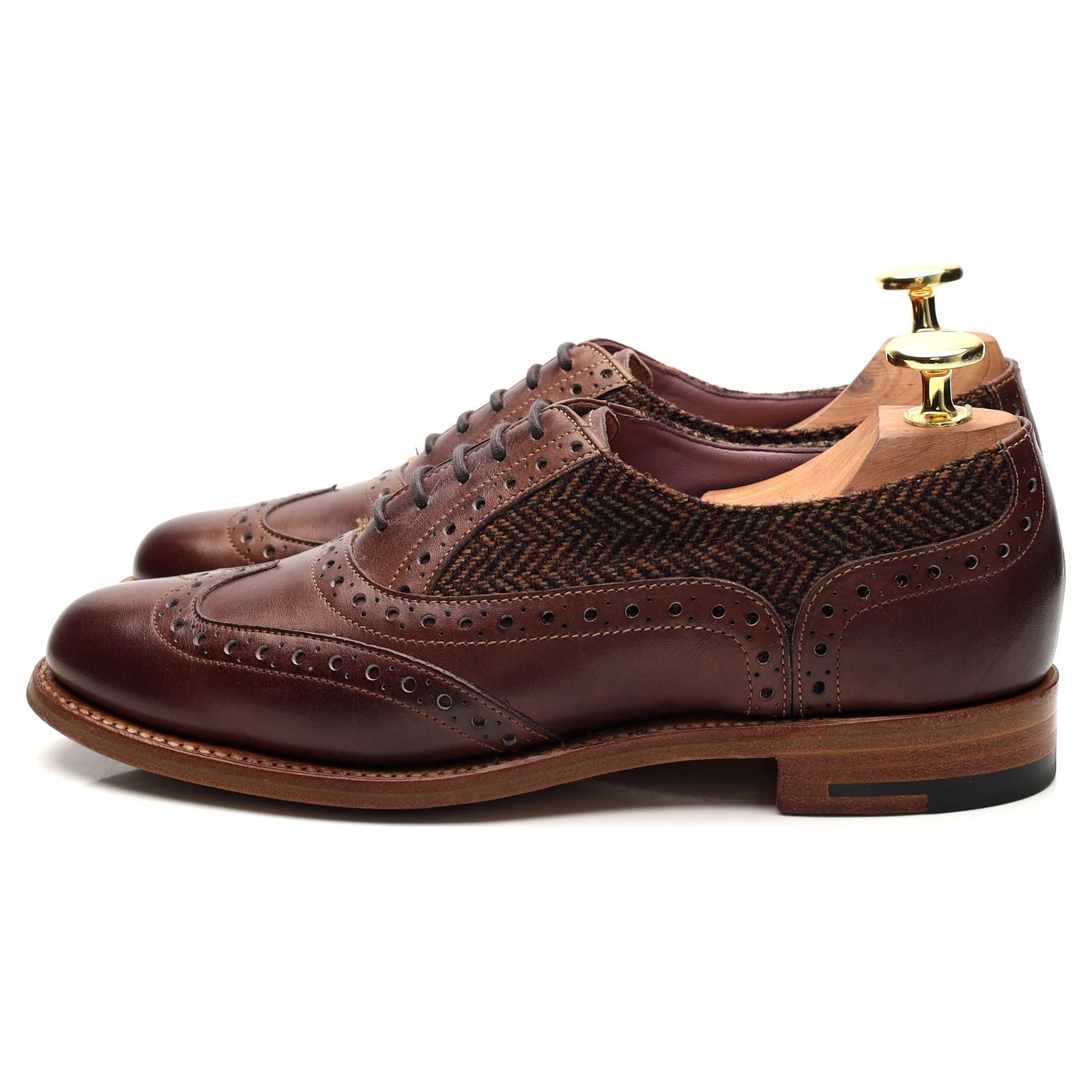Women's 'Freya' Brown Leather Oxford UK 3 D - Image 3