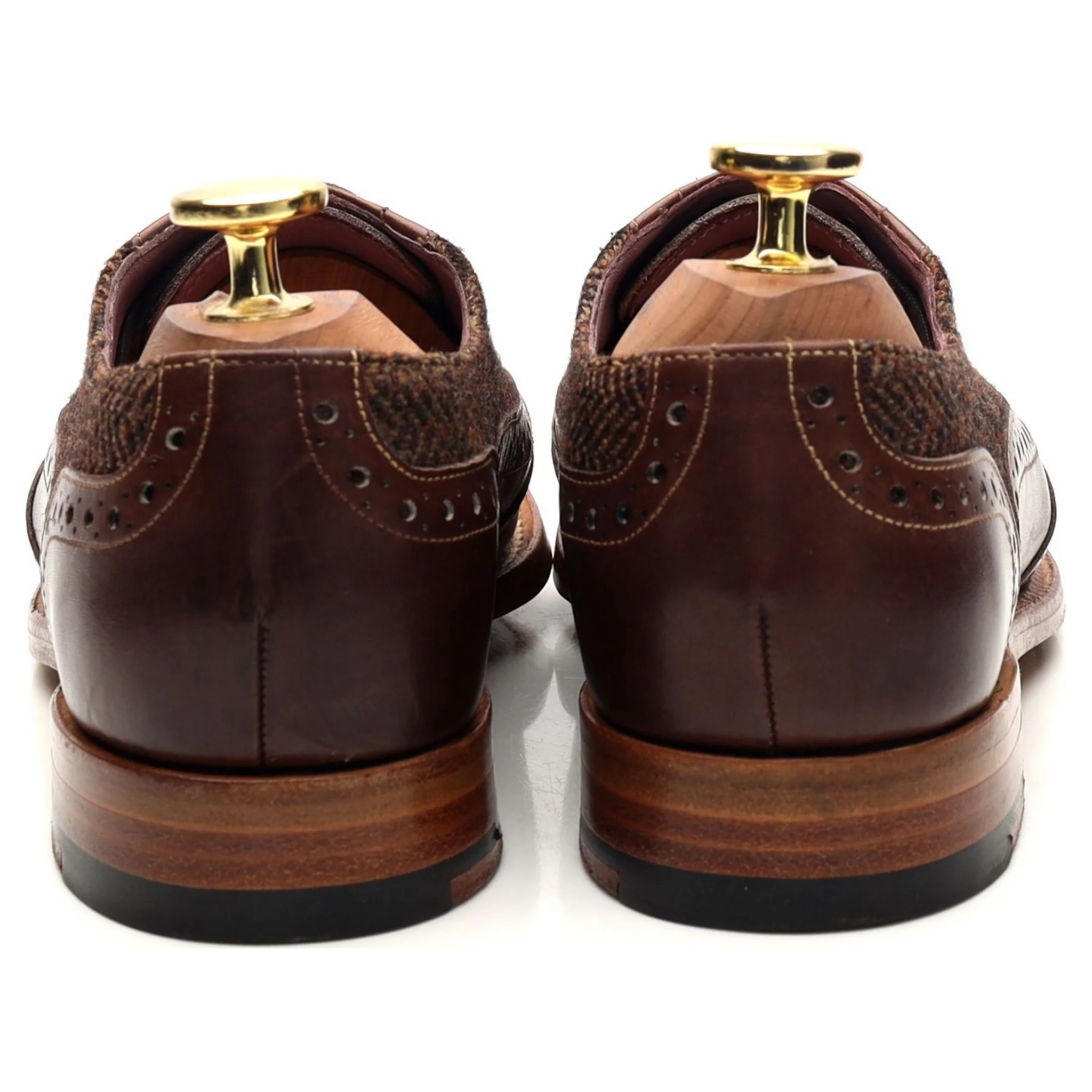 Women's 'Freya' Brown Leather Oxford UK 3 D - Image 4