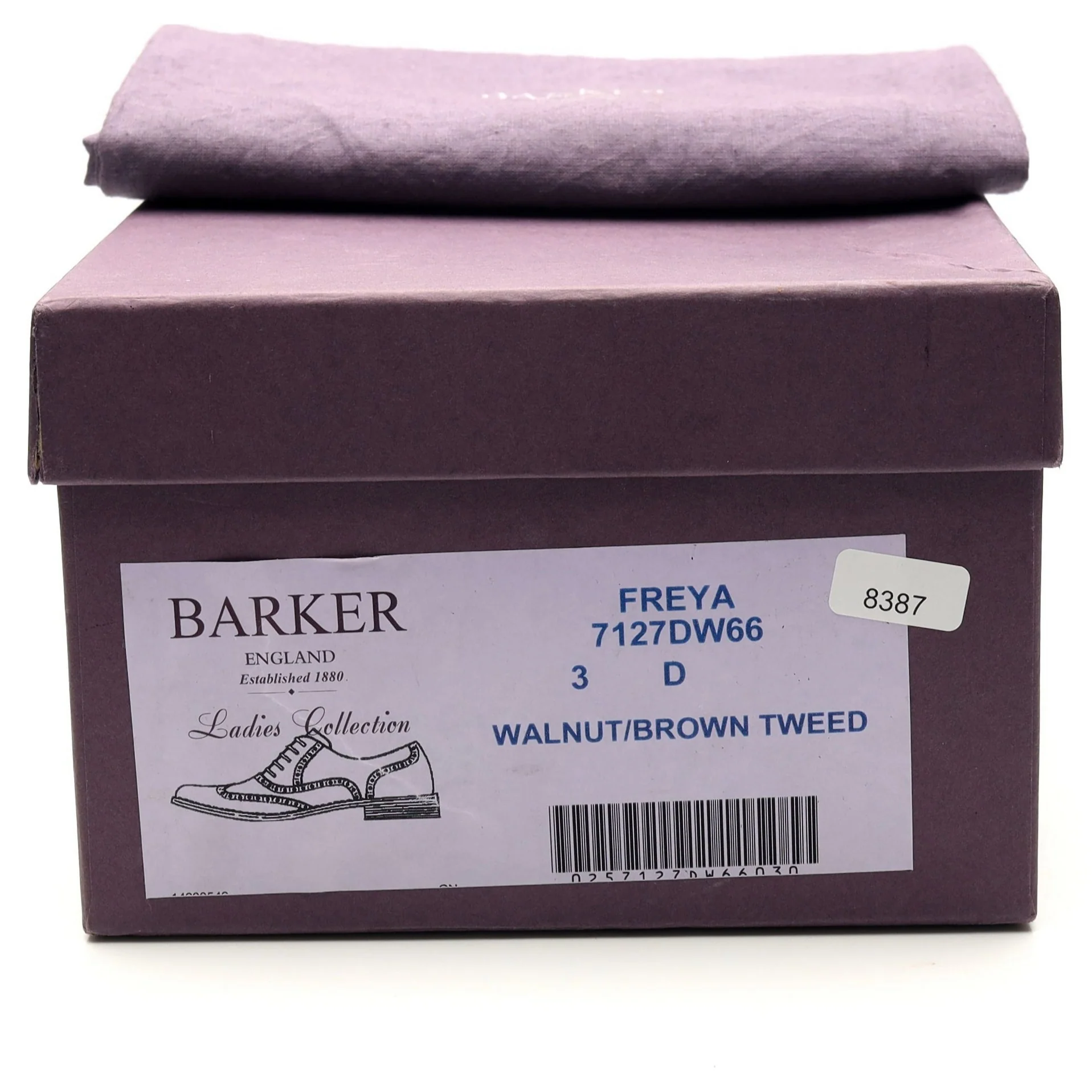 Women's 'Freya' Brown Leather Oxford UK 3 D - Image 8