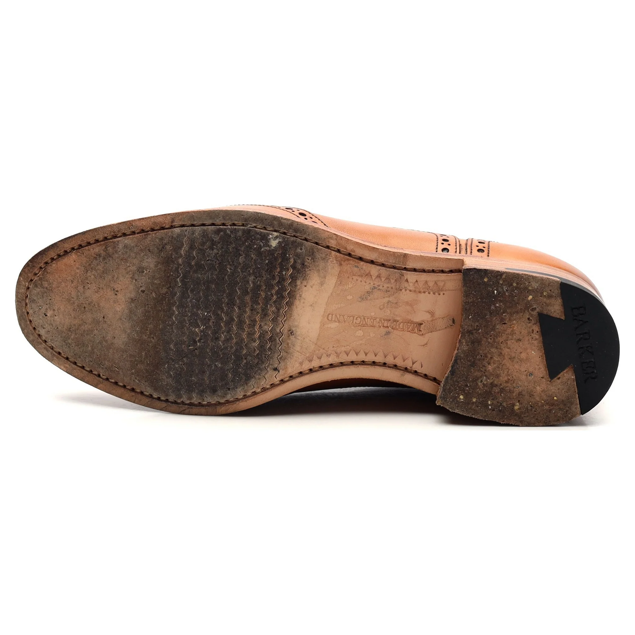 Women's 'Freya' Tan Brown Leather Oxford UK 4.5 D - Image 10
