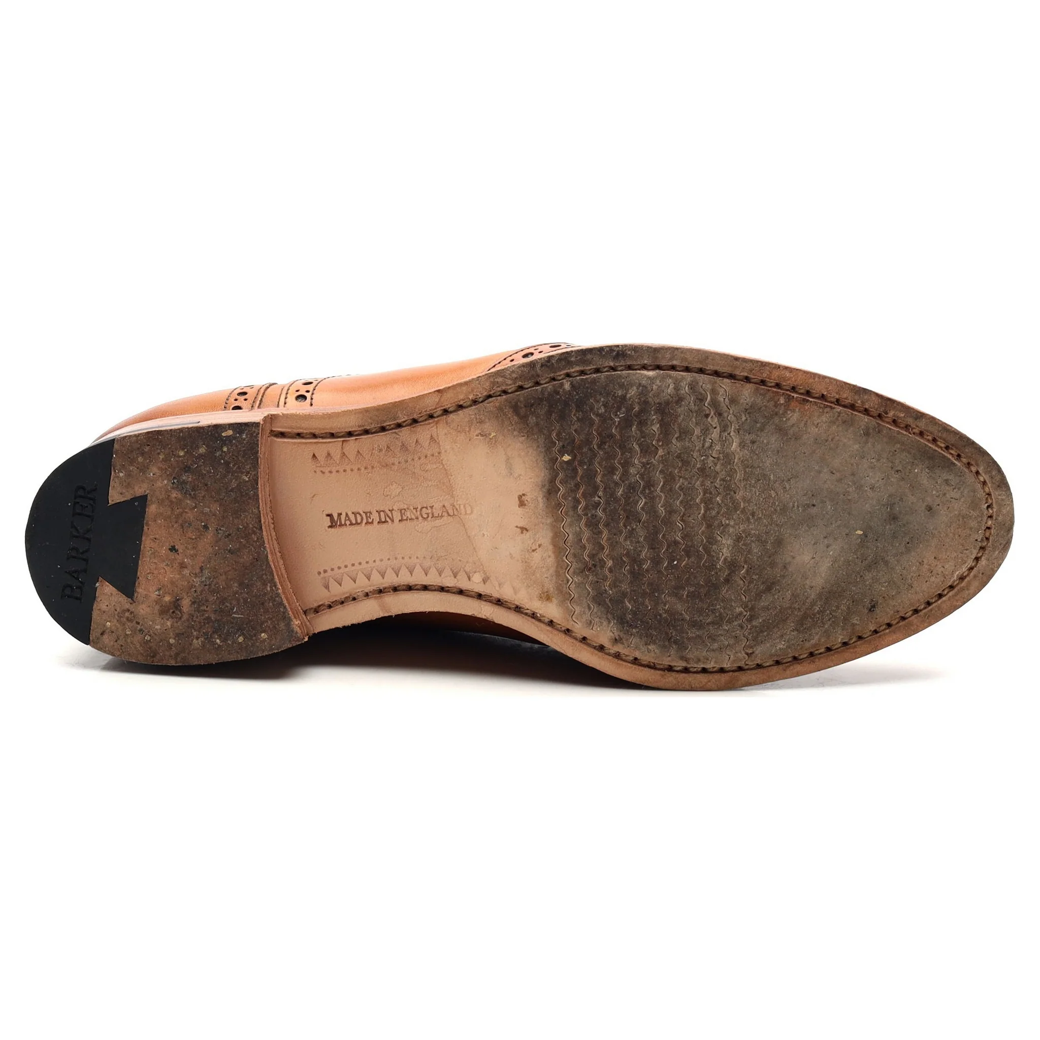 Women's 'Freya' Tan Brown Leather Oxford UK 4.5 D - Image 11