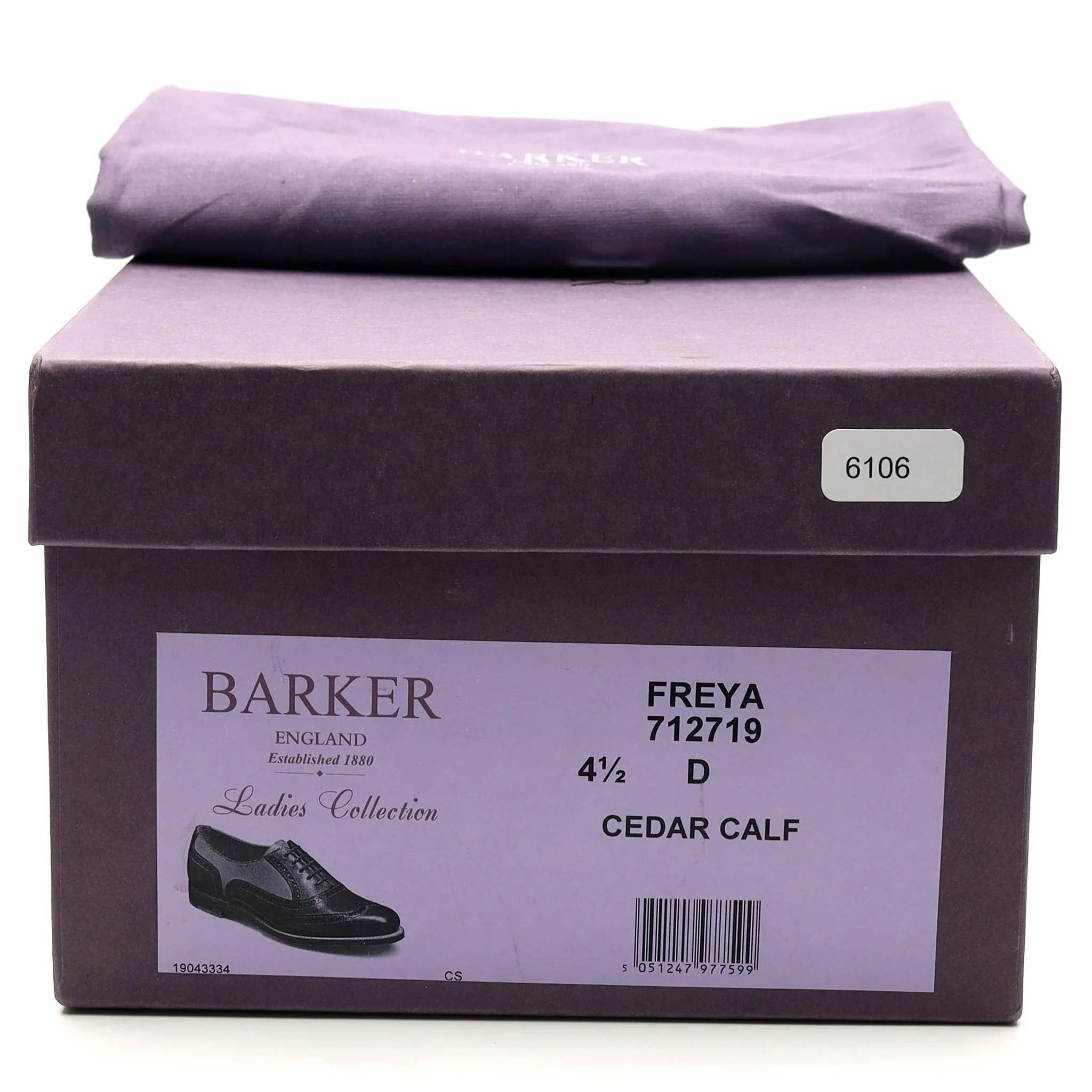 Women's 'Freya' Tan Brown Leather Oxford UK 4.5 D - Image 14