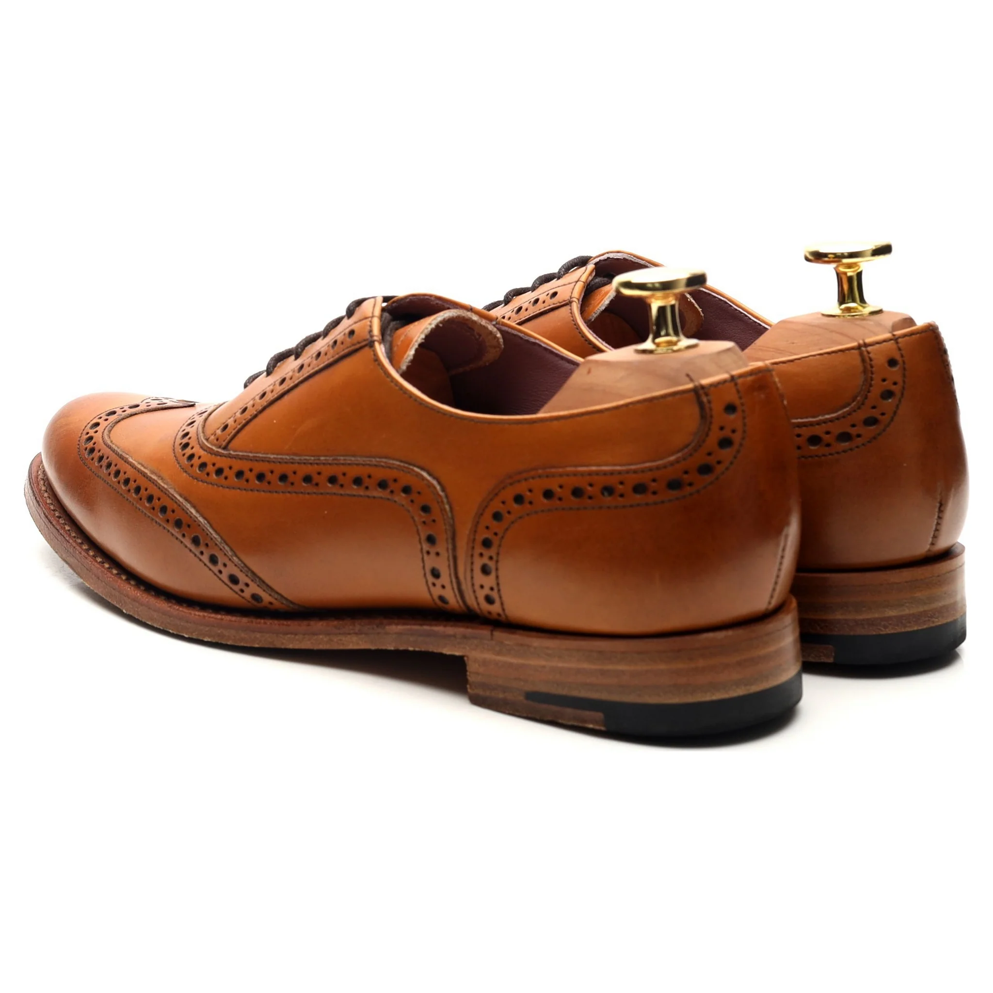 Women's 'Freya' Tan Brown Leather Oxford UK 4.5 D - Image 3