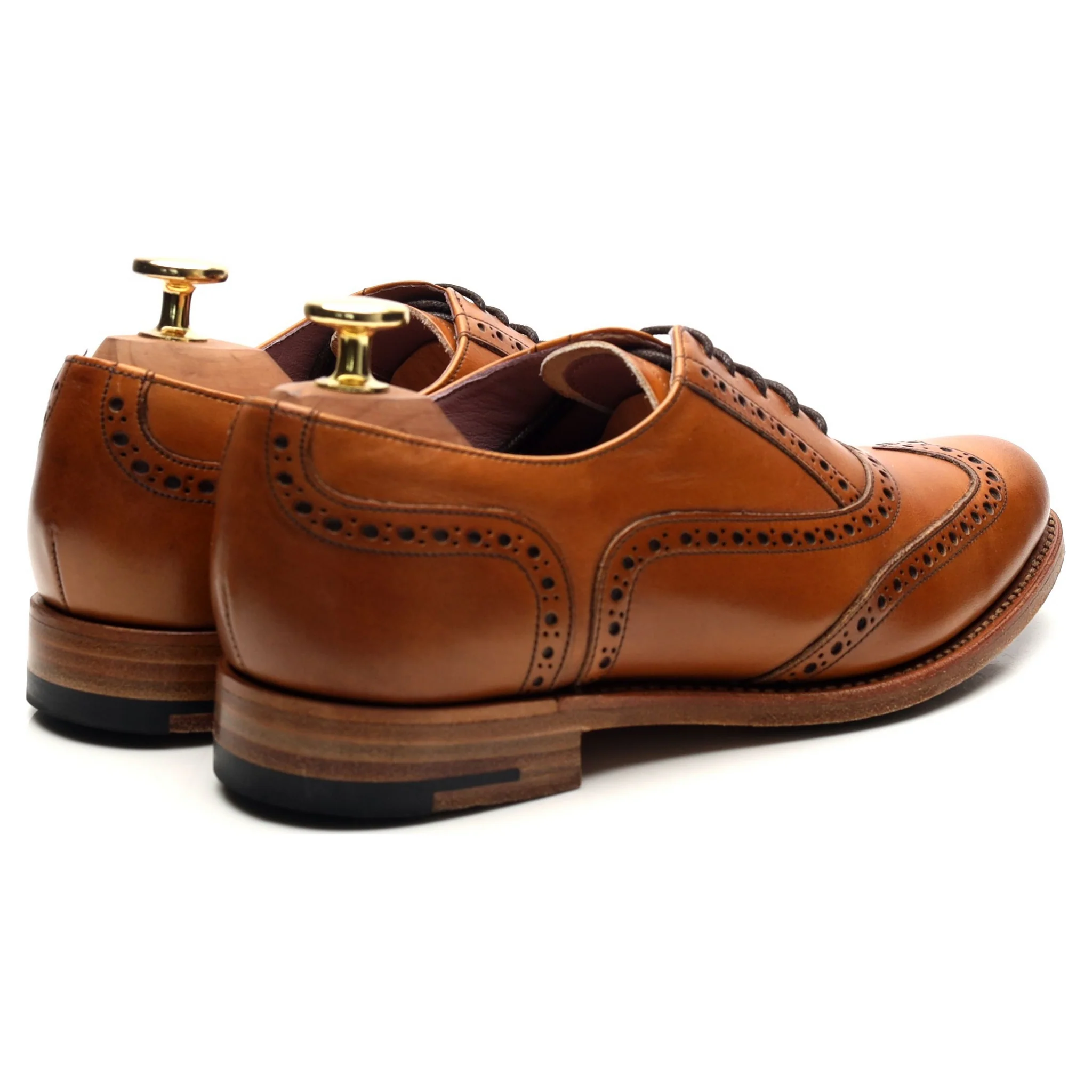 Women's 'Freya' Tan Brown Leather Oxford UK 4.5 D - Image 5
