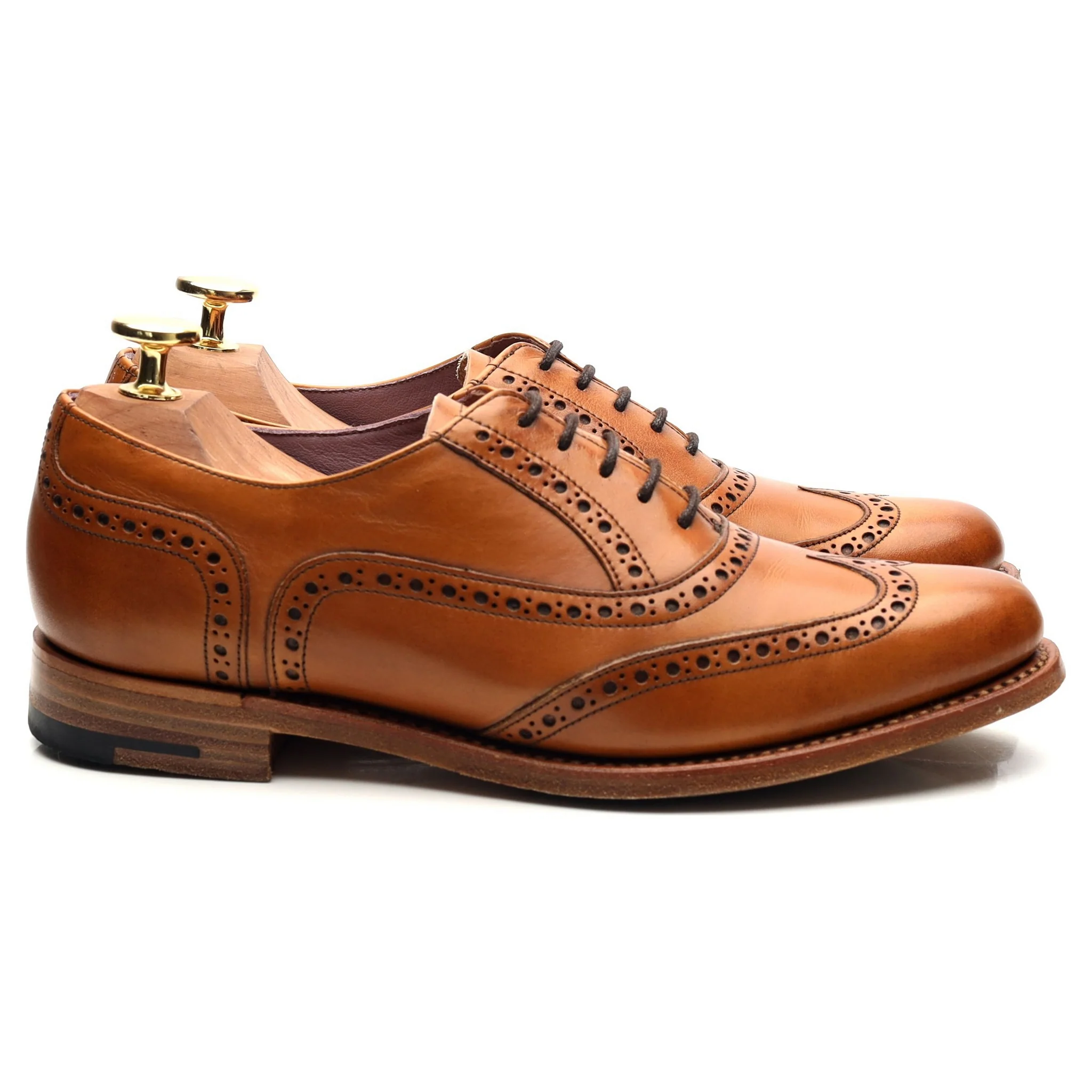 Women's 'Freya' Tan Brown Leather Oxford UK 4.5 D - Image 6