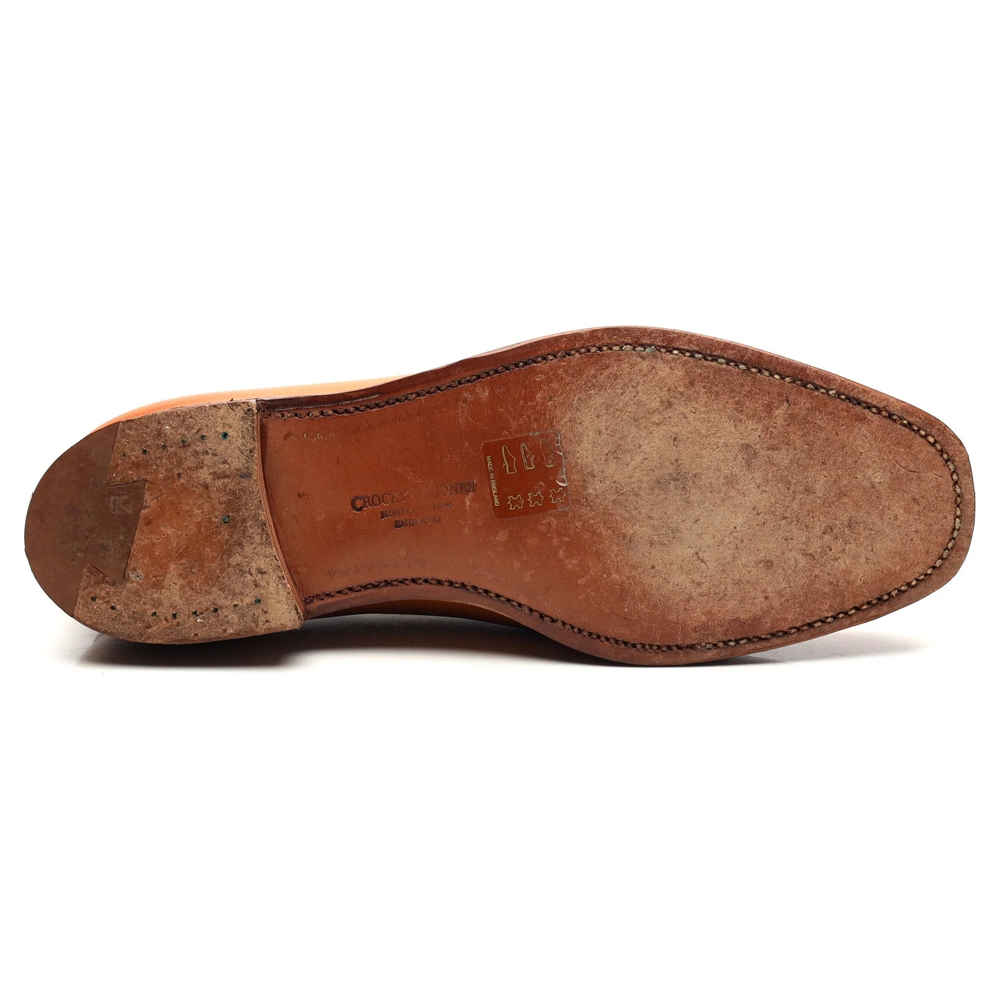 Women's 'Fulmer' Tan Brown Leather Loafers UK 4.5 C - Image 12