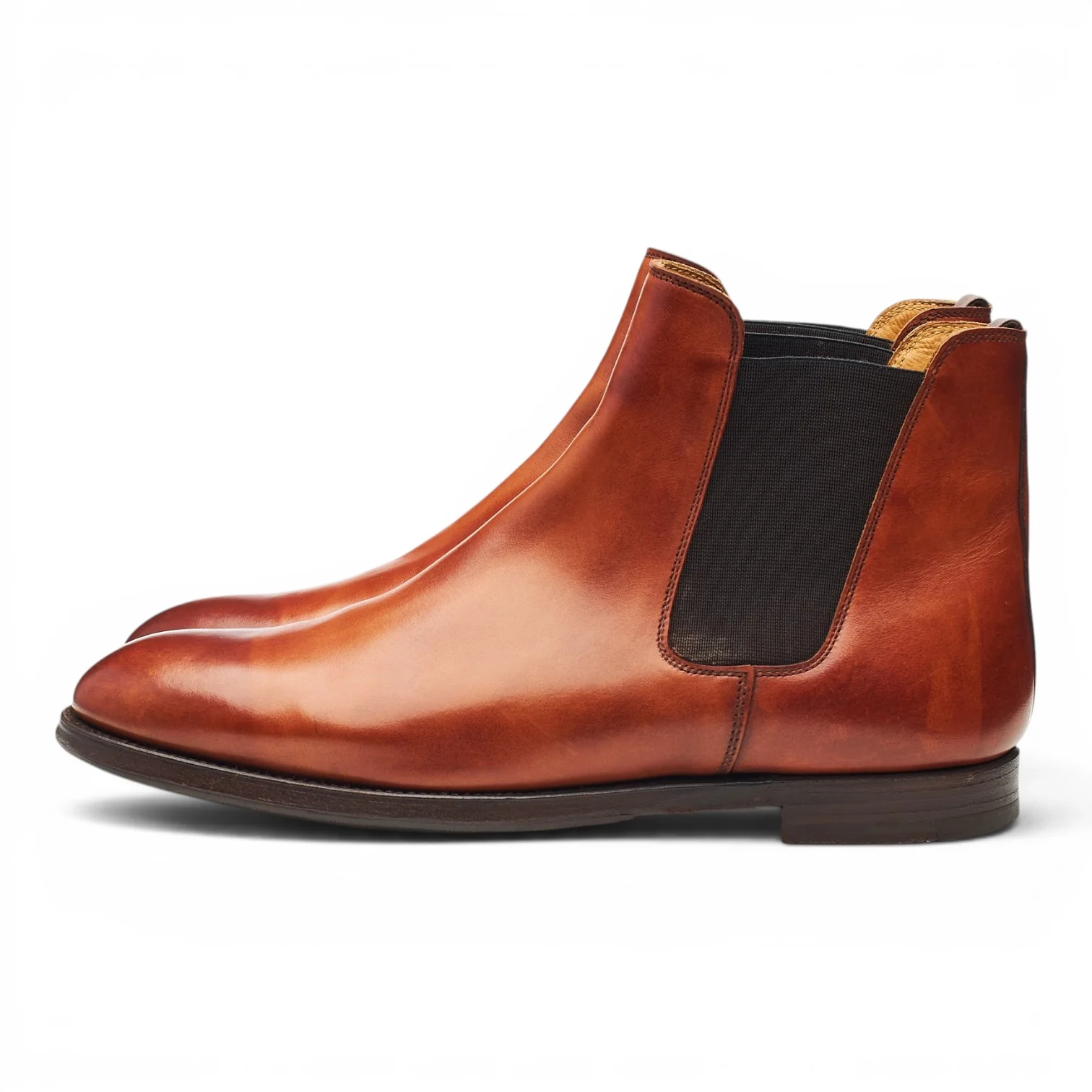 Women's 'Gresham' Tan Brown Leather Chelsea Boots UK 8 C - Image 3