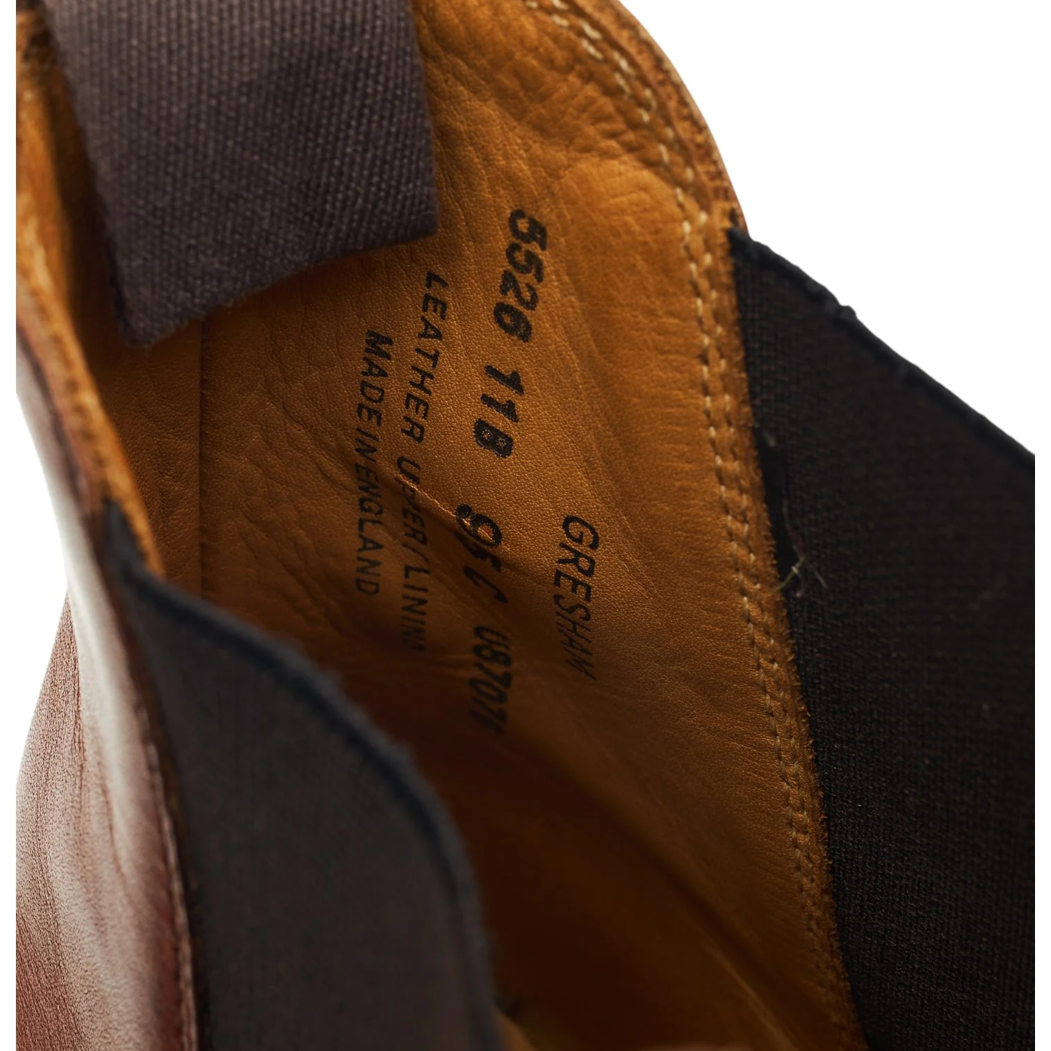 Women's 'Gresham' Tan Brown Leather Chelsea Boots UK 8 C - Image 7