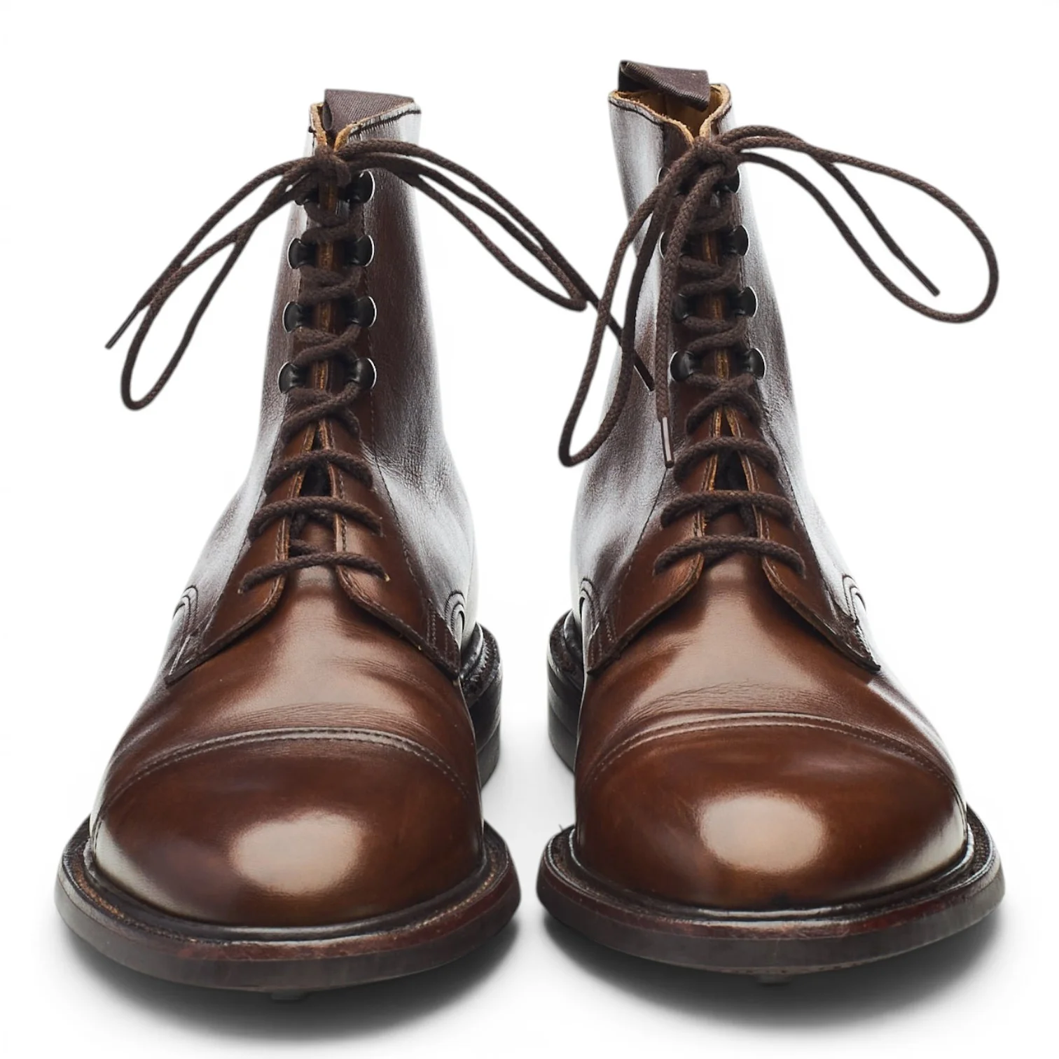 Women's 'Jane' Brown Leather Boots UK 6 C - Image 2