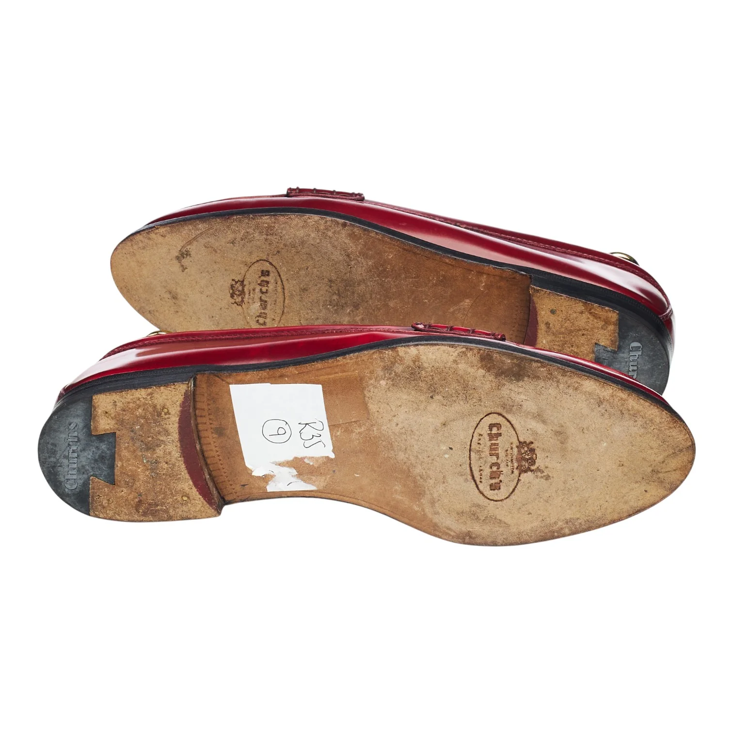 Women's 'Kara' Red Leather Loafers UK 3.5 EU 36.5 - Image 5