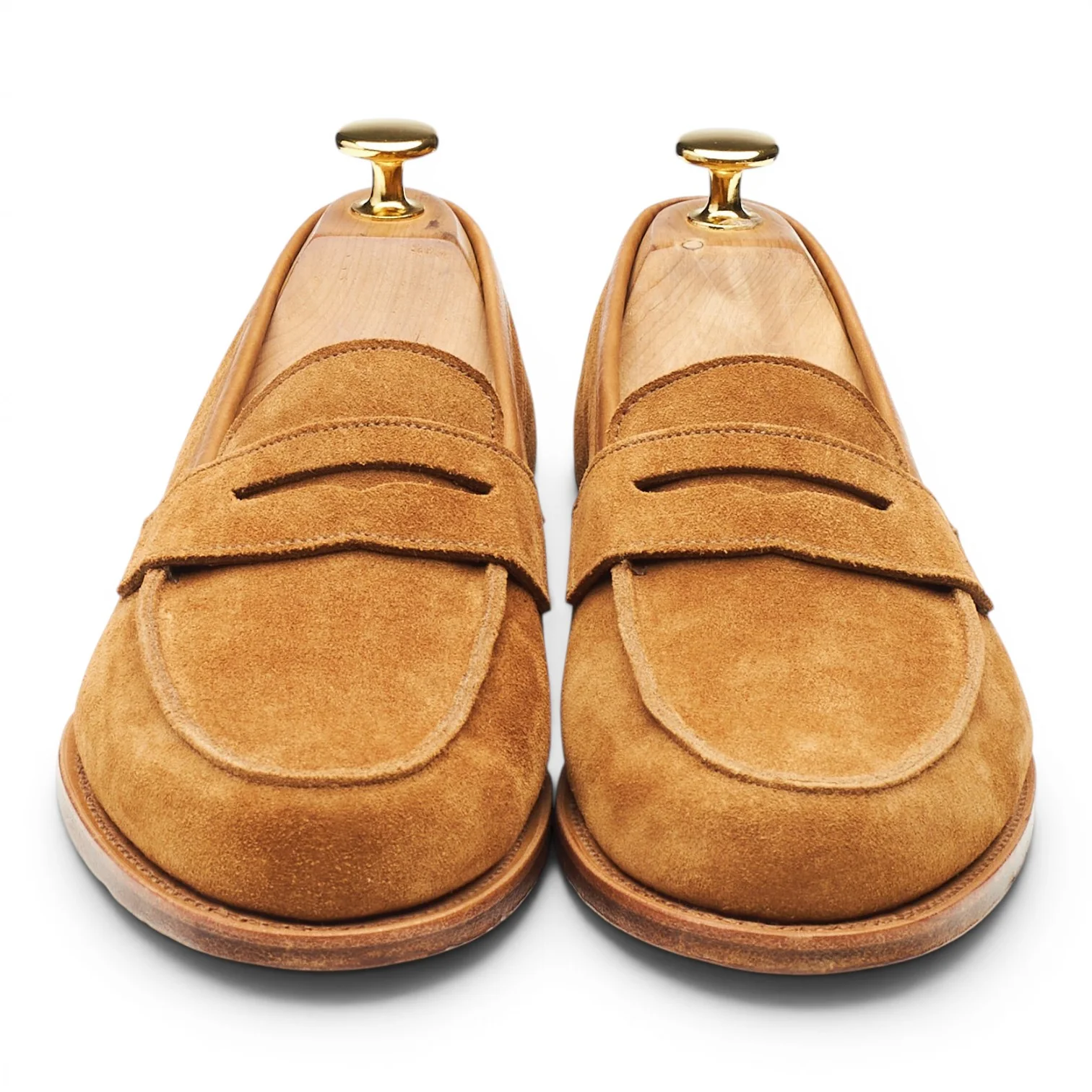Women's 'Lilou' Tan Brown Suede Loafers UK 5.5 D - Image 2