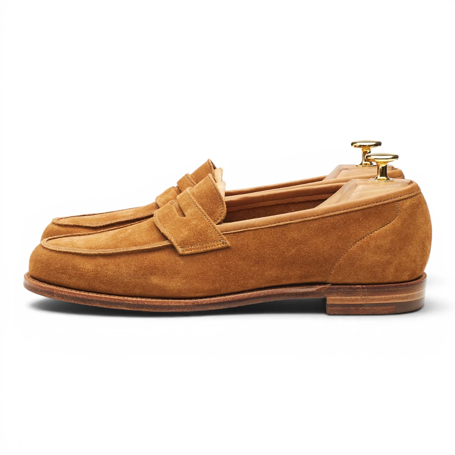 Women's 'Lilou' Tan Brown Suede Loafers UK 5.5 D - Image 3