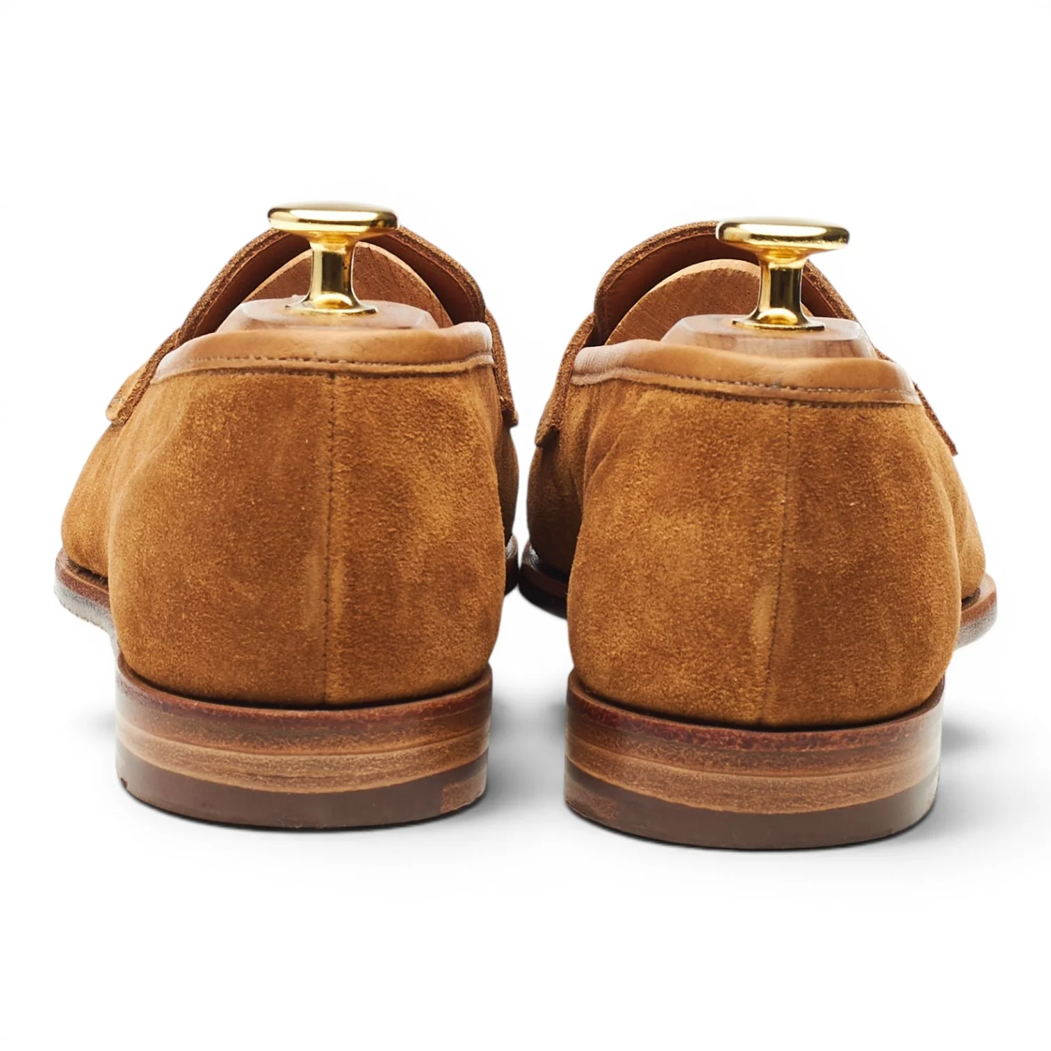 Women's 'Lilou' Tan Brown Suede Loafers UK 5.5 D - Image 4