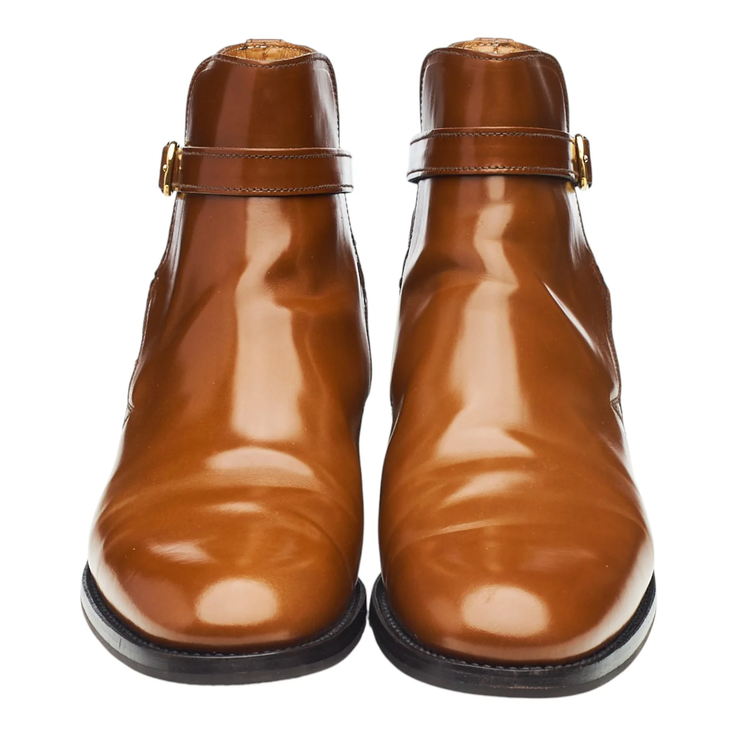 Women's 'Merthyr' Tan Brown Leather Jodhpur Boots UK 8 EU 41 - Image 2