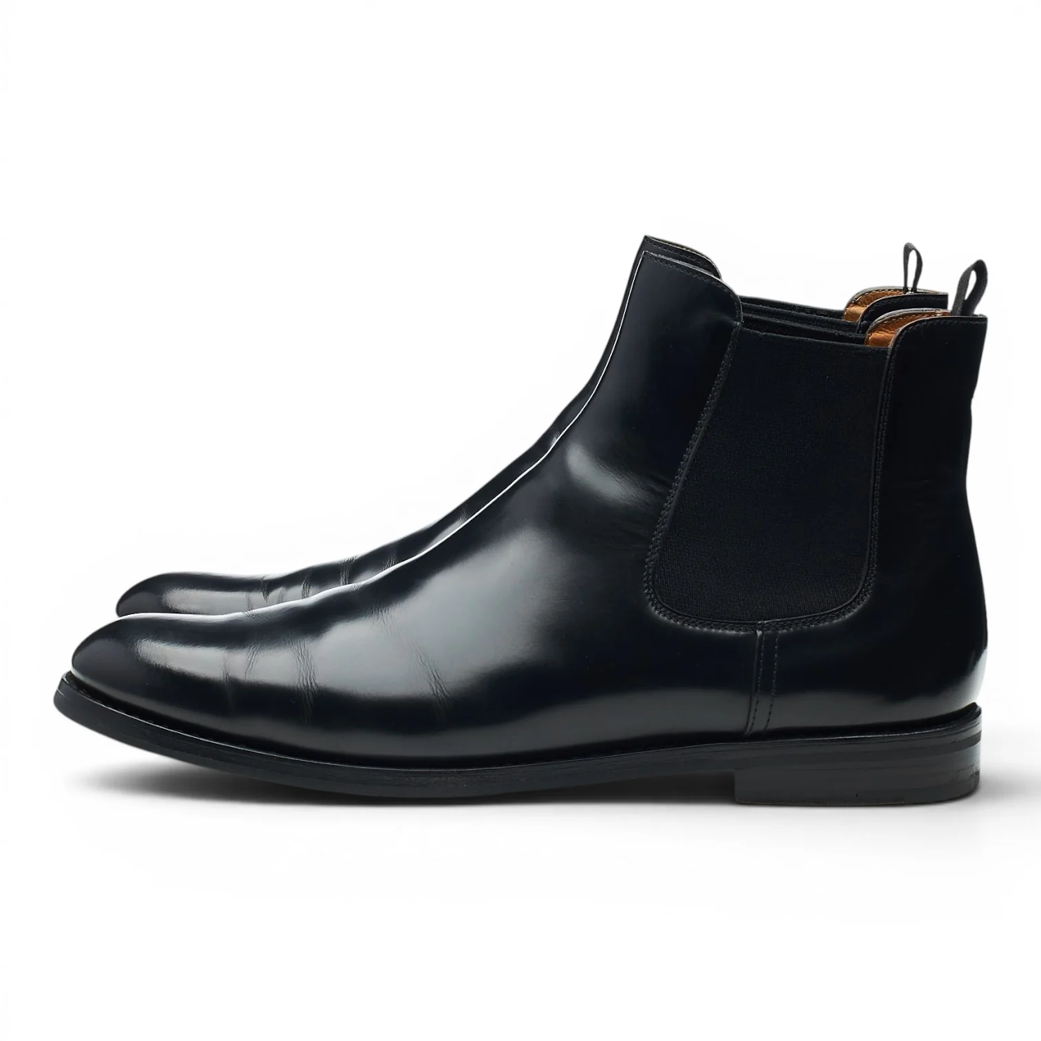 Women's 'Monmouth' Black Leather Chelsea Boots UK 8 EU 41 - Image 3