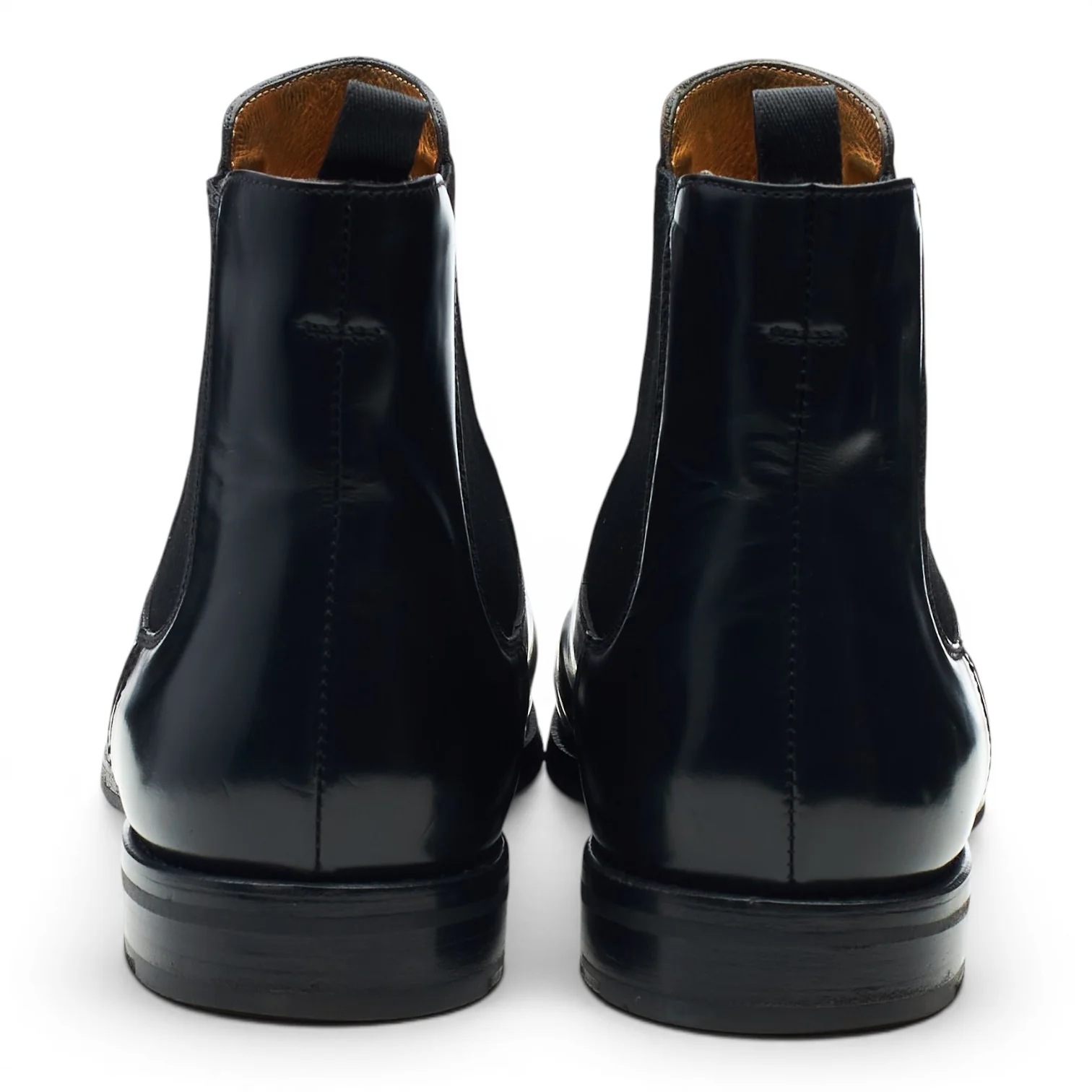 Women's 'Monmouth' Black Leather Chelsea Boots UK 8 EU 41 - Image 4