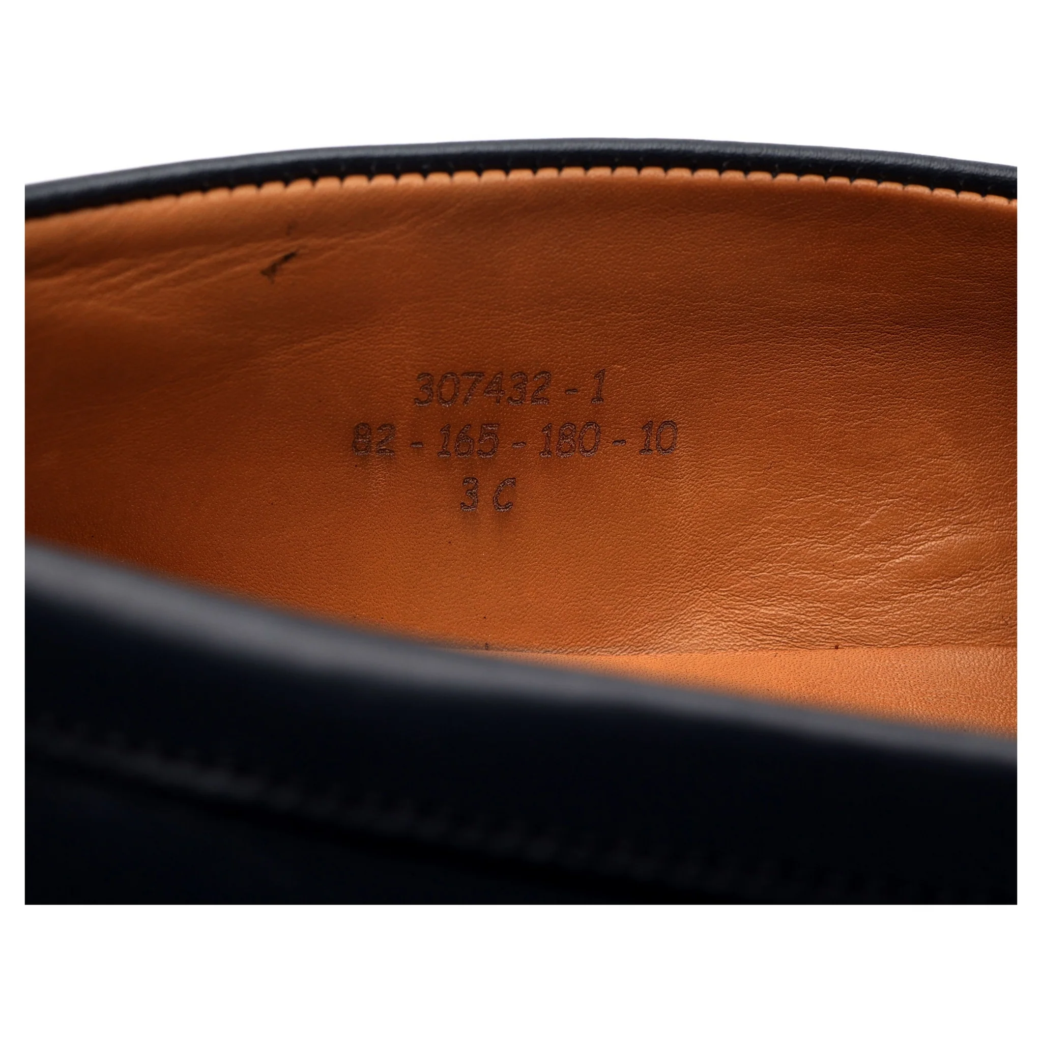 Women's '180 Mocassin' Navy Blue Leather Loafers 3 C UK 4 - Image 7