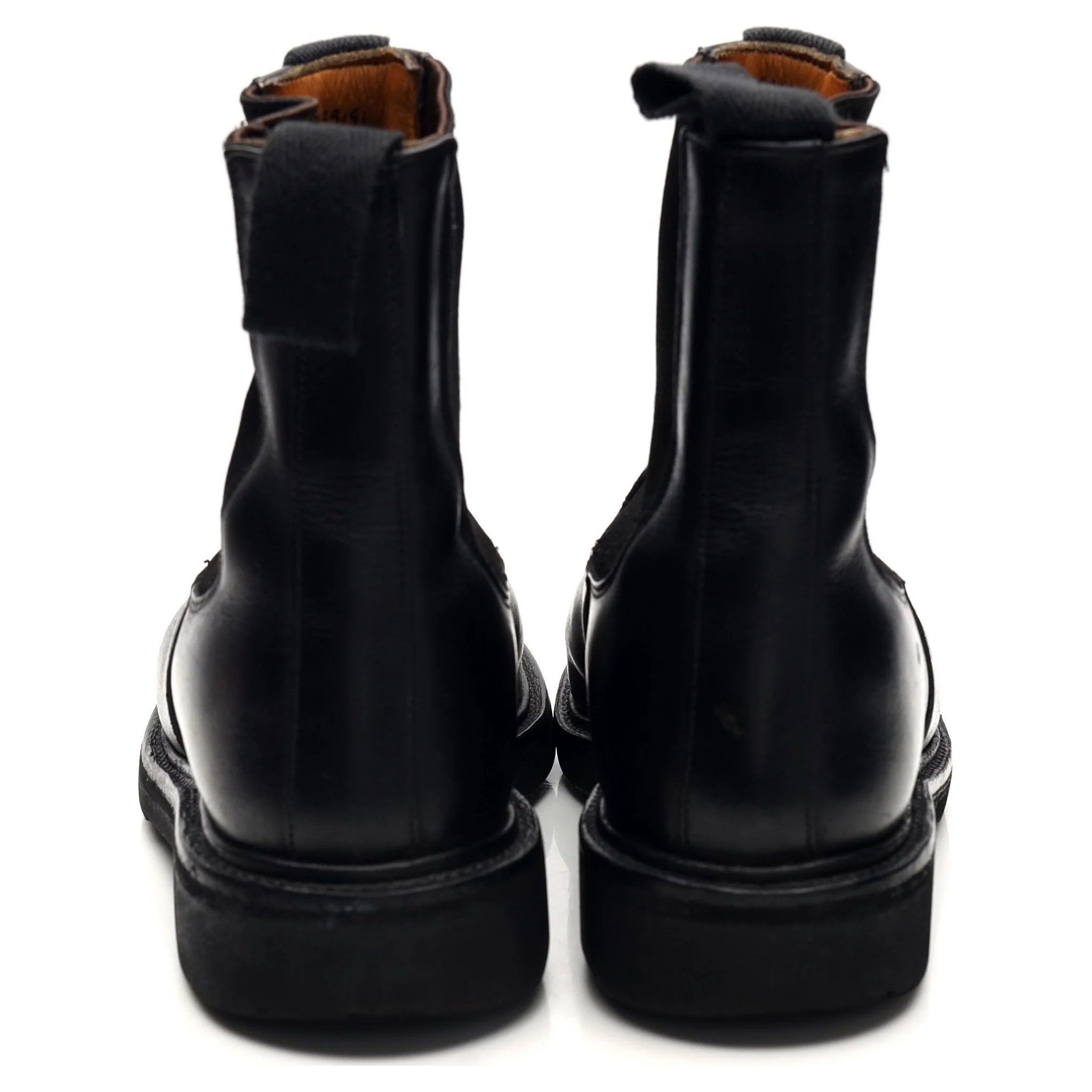 Women's 'Paula' Black Leather Chelsea Boots UK 4 - Image 4