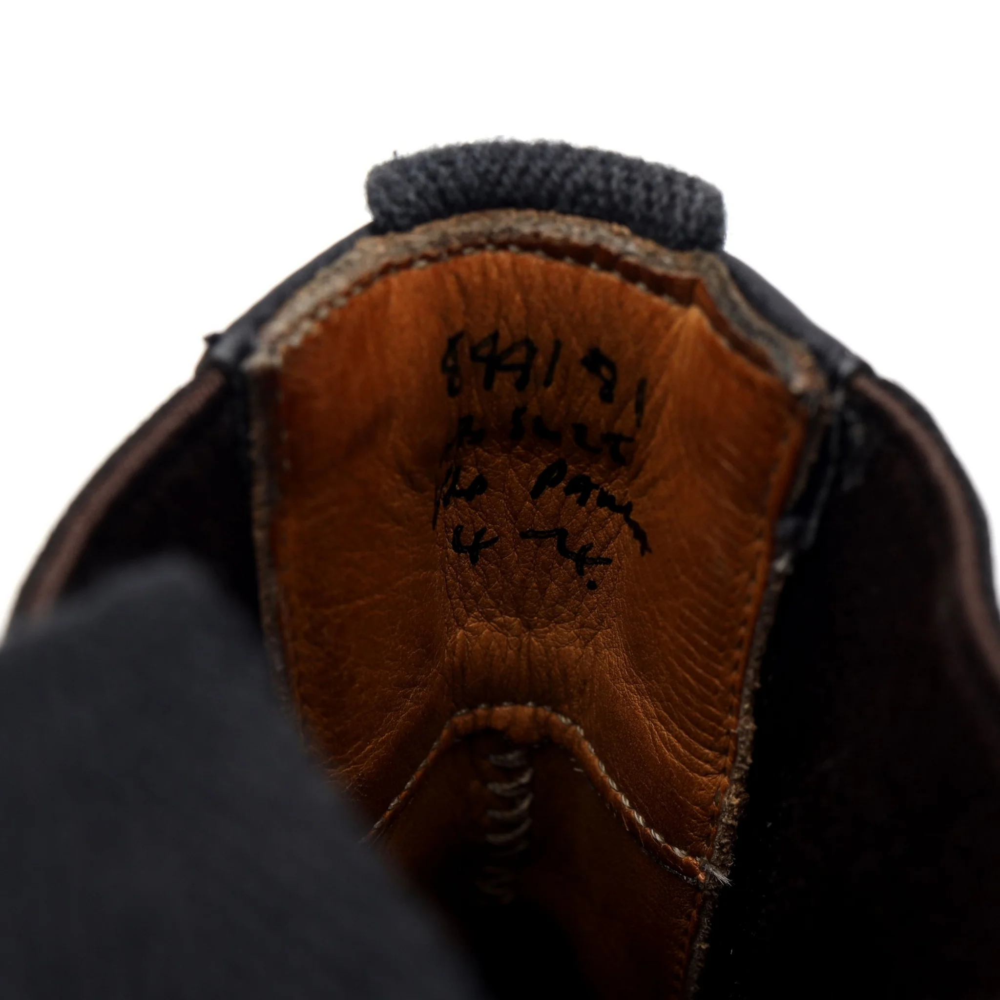 Women's 'Paula' Black Leather Chelsea Boots UK 4 - Image 7