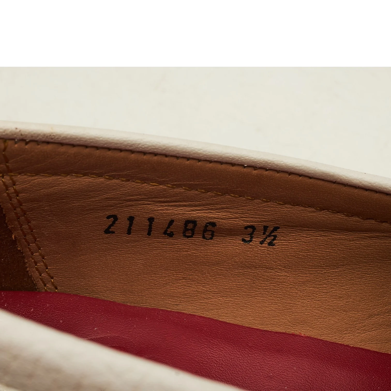 Women's 'Philippa' White Leather Loafers UK 3.5 - Image 7
