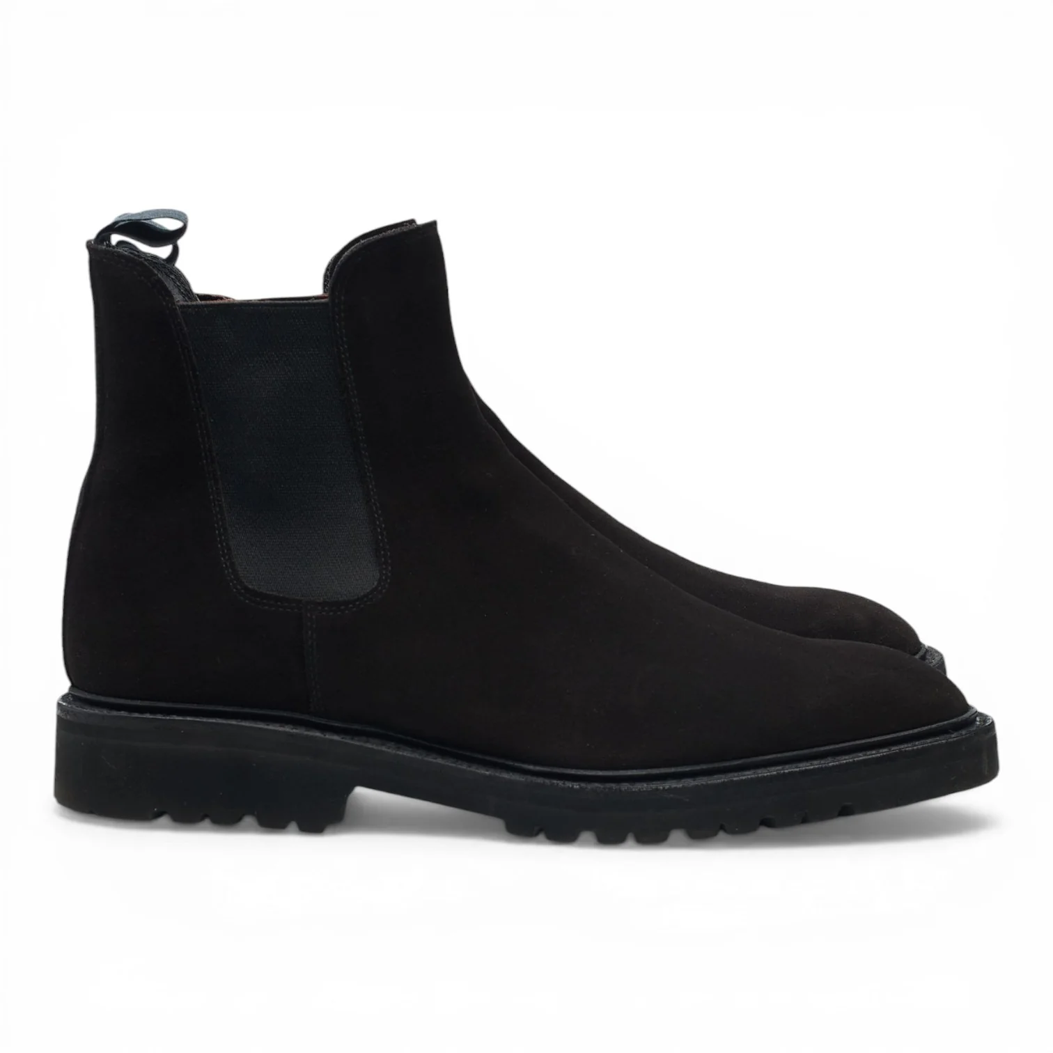 Women's 'Poppy' Dark Brown Suede Chelsea Boots UK 7 D