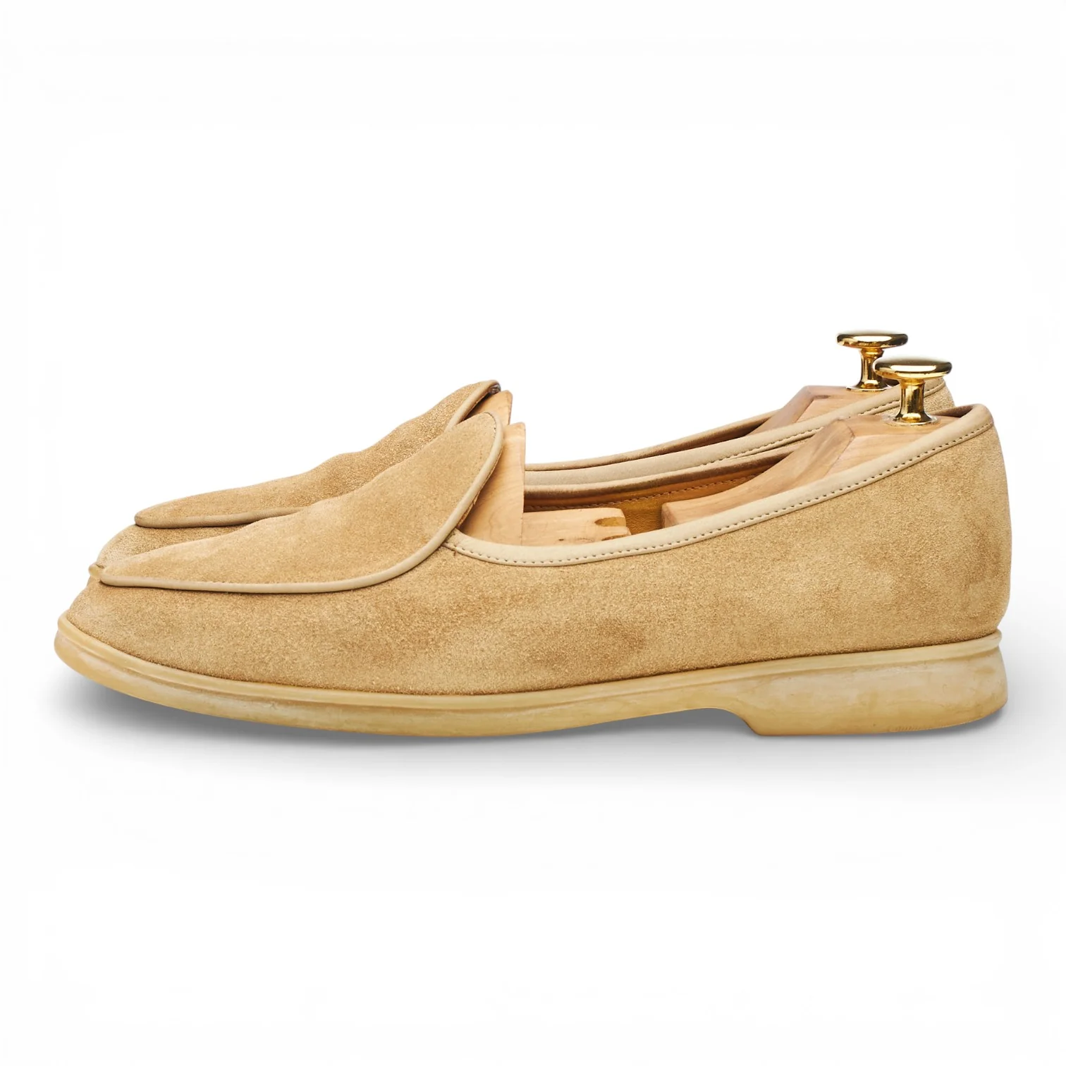 Women's 'Sagan Stride' Beige Suede Slip On Loafers UK 6 / UK 6.5 - Image 3