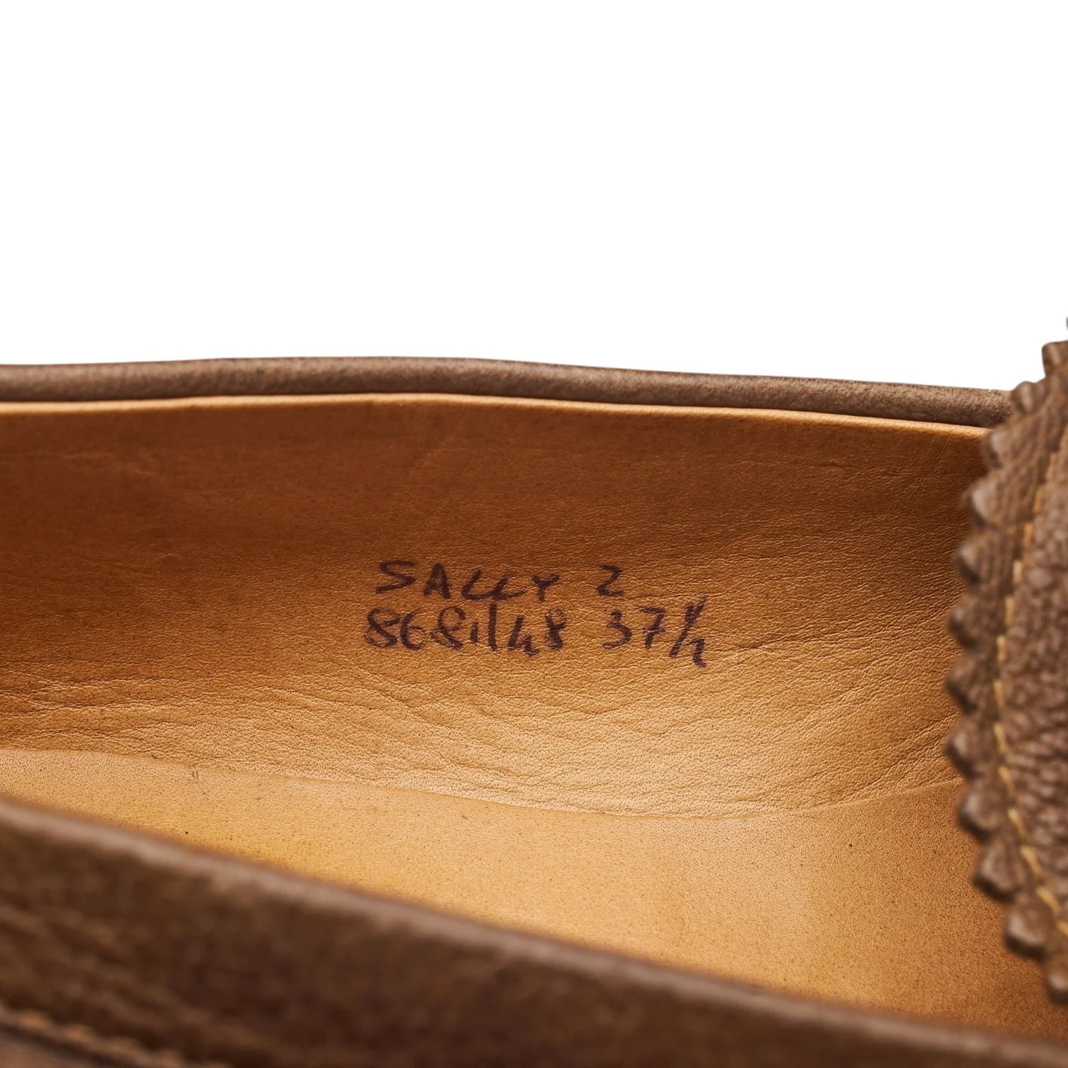 Women's 'Sally' Brown Leather Loafers UK 4.5 EU 37.5 - Image 7