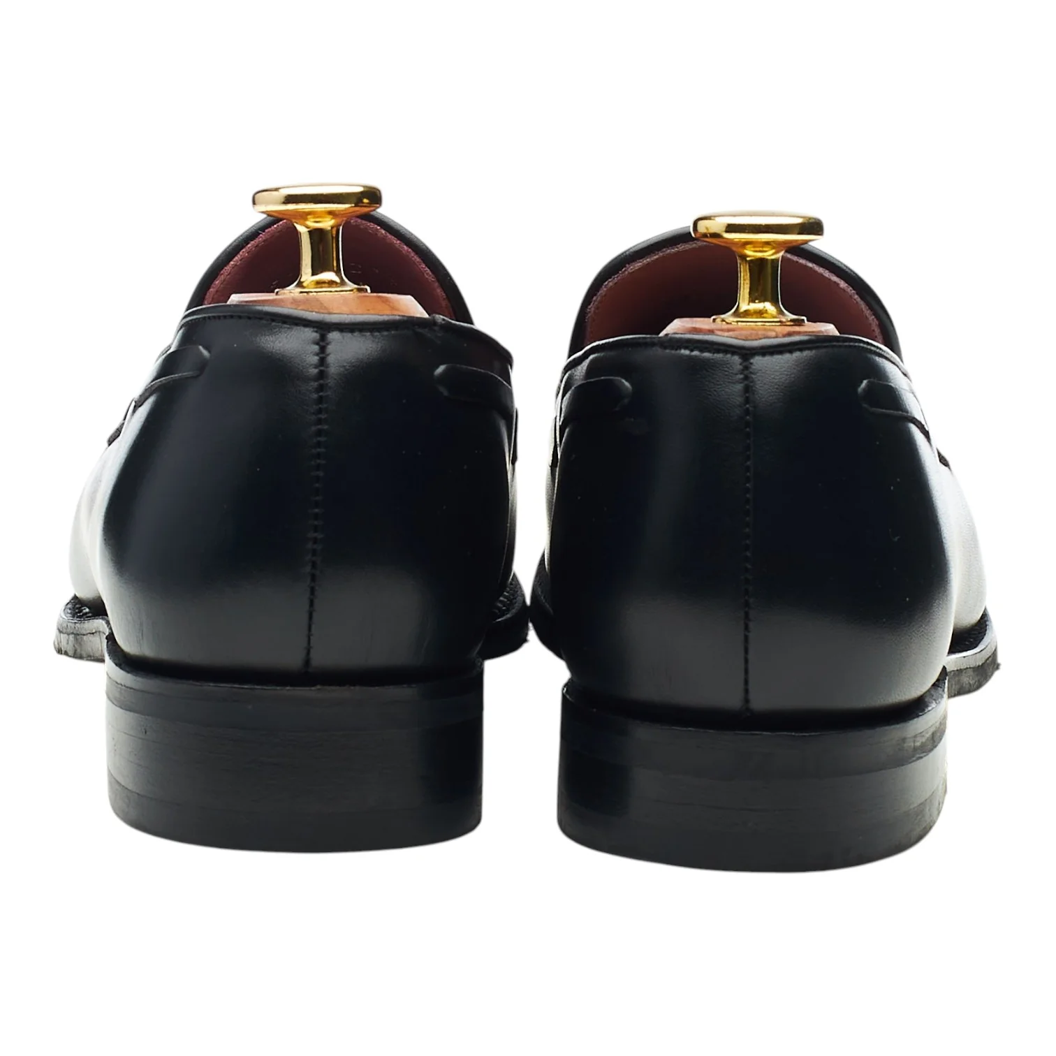 Women's 'Sienna' Black Leather Tassel Loafers UK 5 D - Image 4