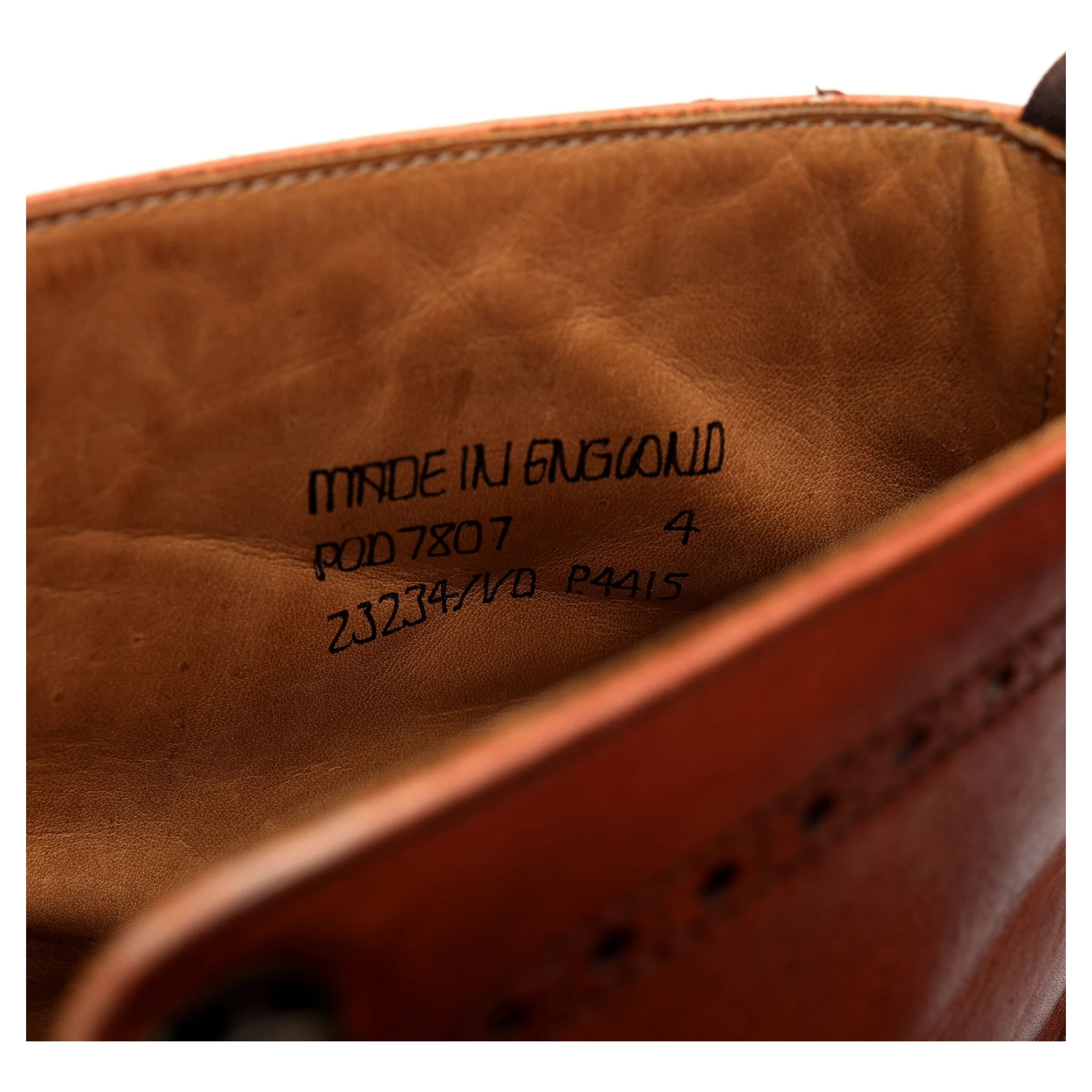 Women's Tan Brown Leather Boots UK 4 D - Image 7
