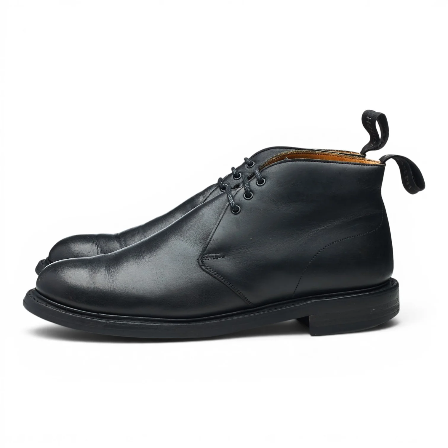 Women's Toast Black Leather Chukka Boots UK 7 D - Image 3