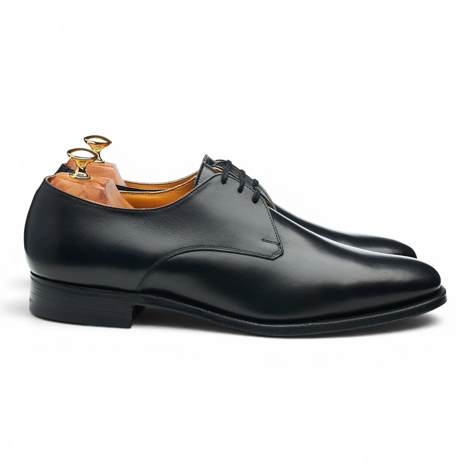 'Woodstock' Black Leather Derby UK 10.5 E