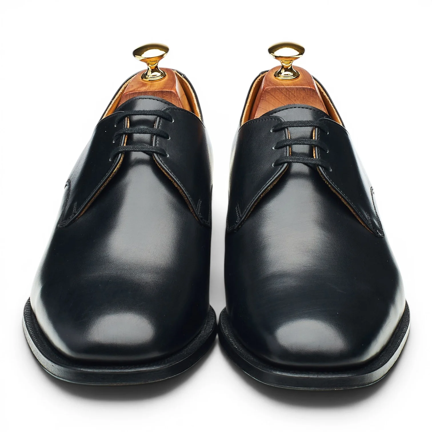 'Woodstock' Black Leather Derby UK 10.5 E - Image 2