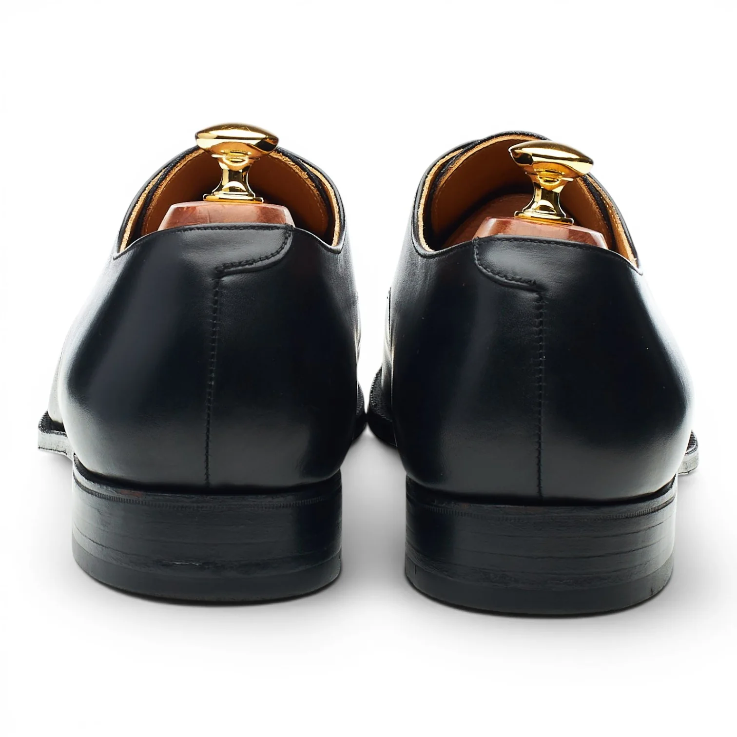 'Woodstock' Black Leather Derby UK 10.5 E - Image 4