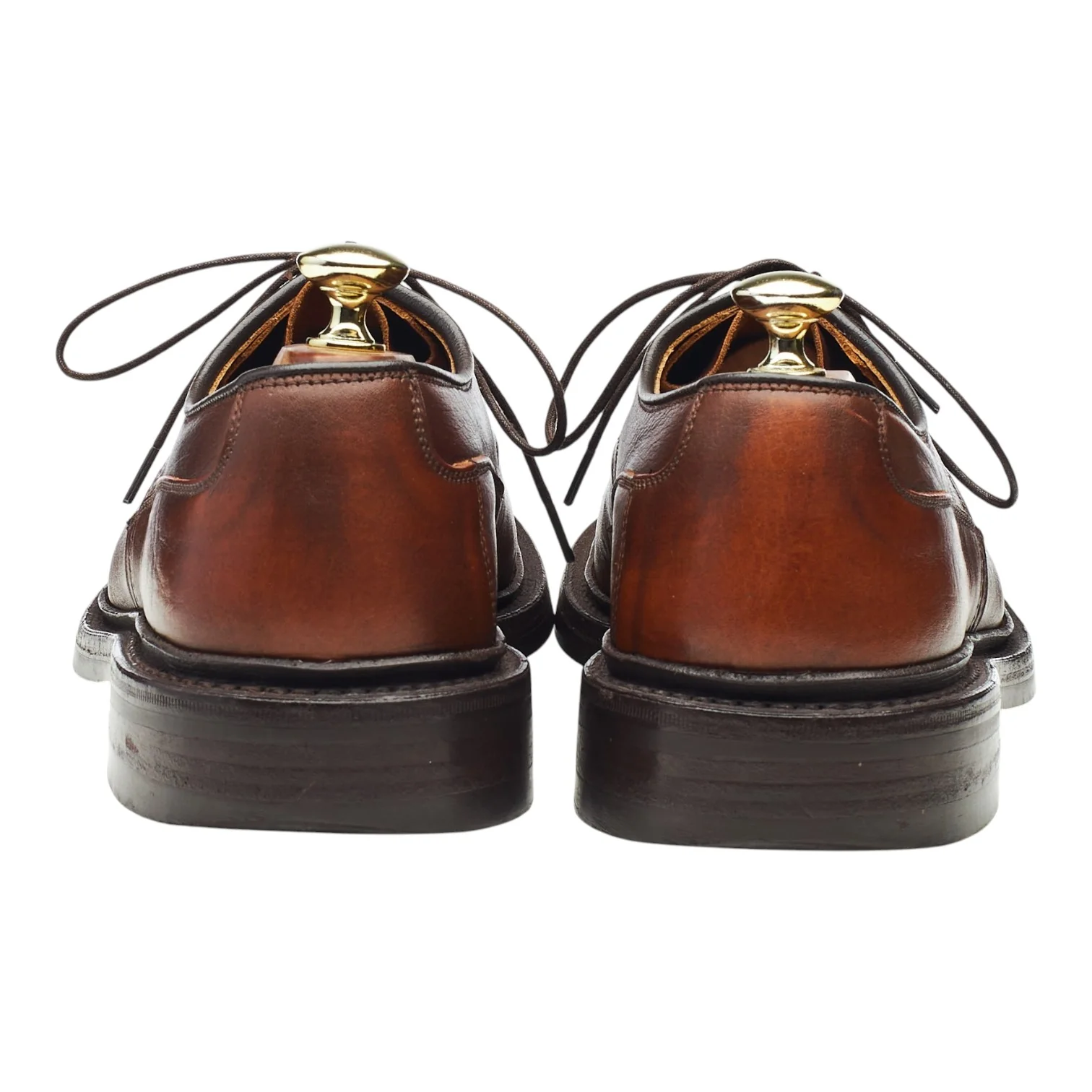 'Woodstock' Brown Leather Derby UK 7.5 - Image 4