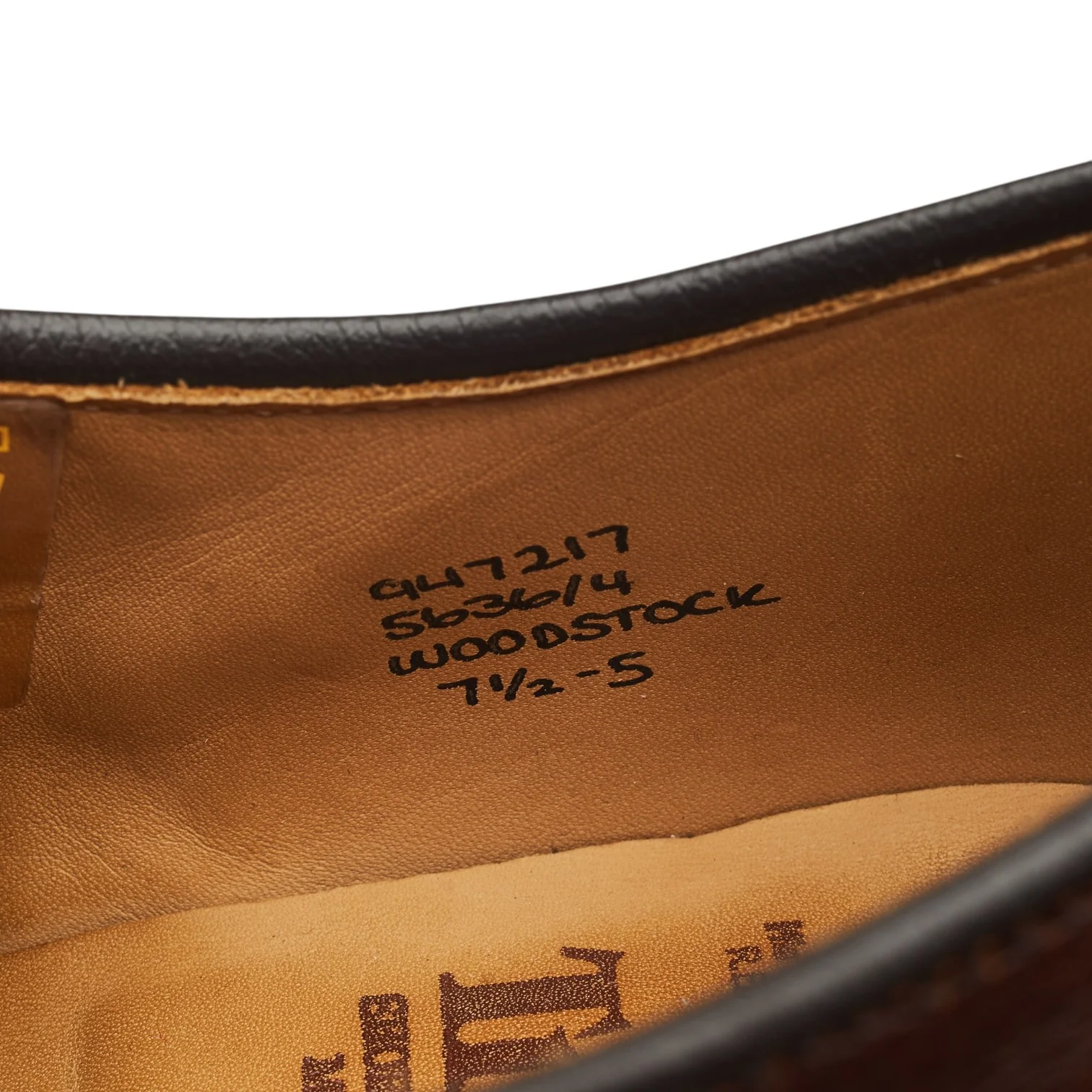 'Woodstock' Brown Leather Derby UK 7.5 - Image 7