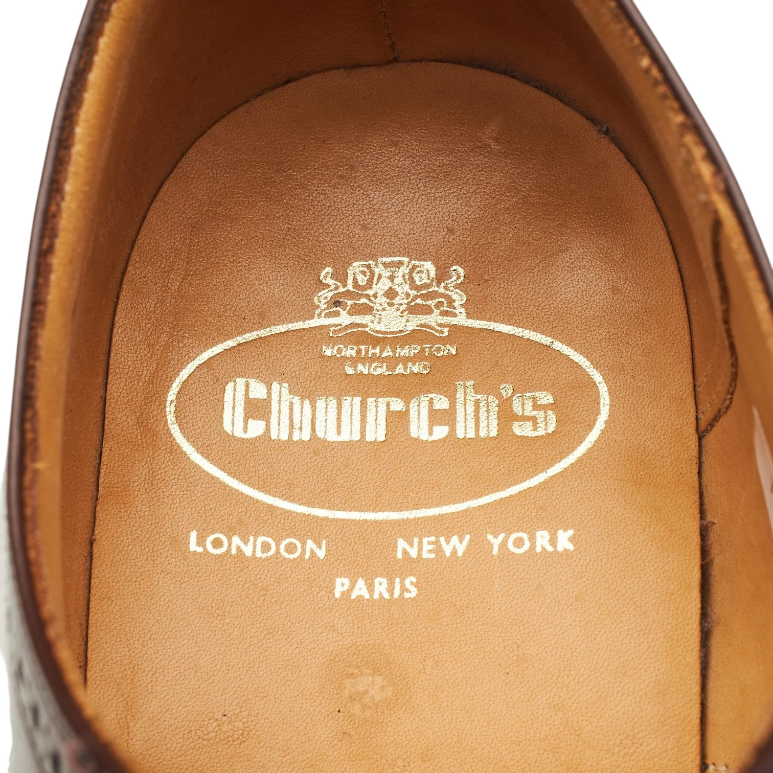 'Wye' Brown Leather Oxford Brogues UK 8.5 G - Image 6