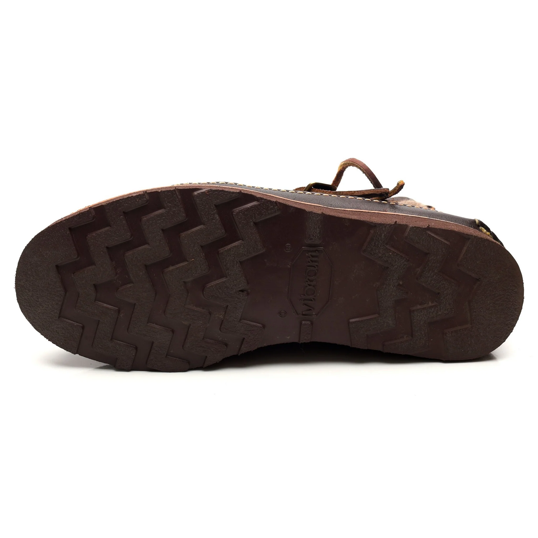 Maine Guide Dark Brown Leather Boots UK 7 US 8 - Image 10